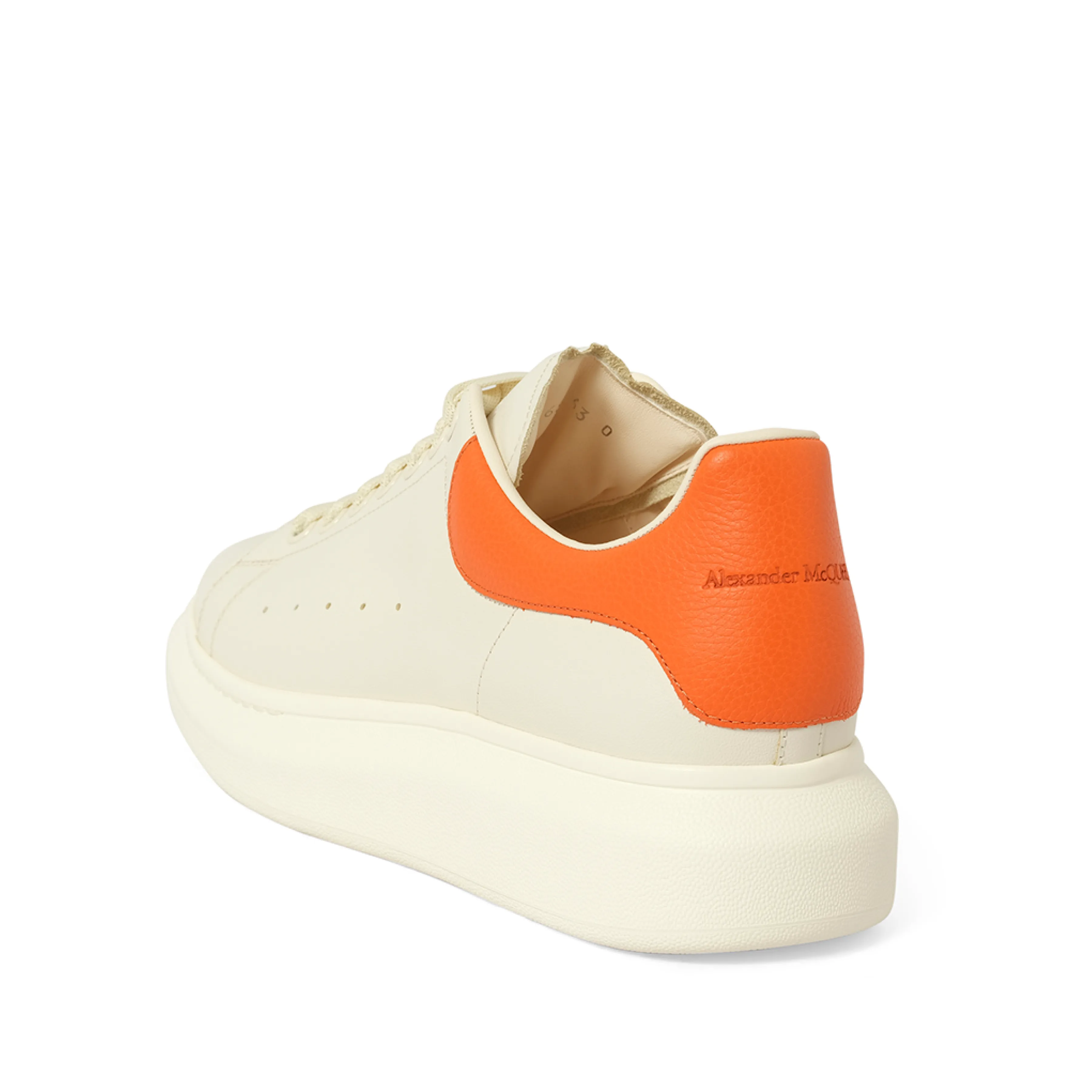 Larry Oversized Sneaker in Off White/Orange sold by MARAIS product image thumbnail 3