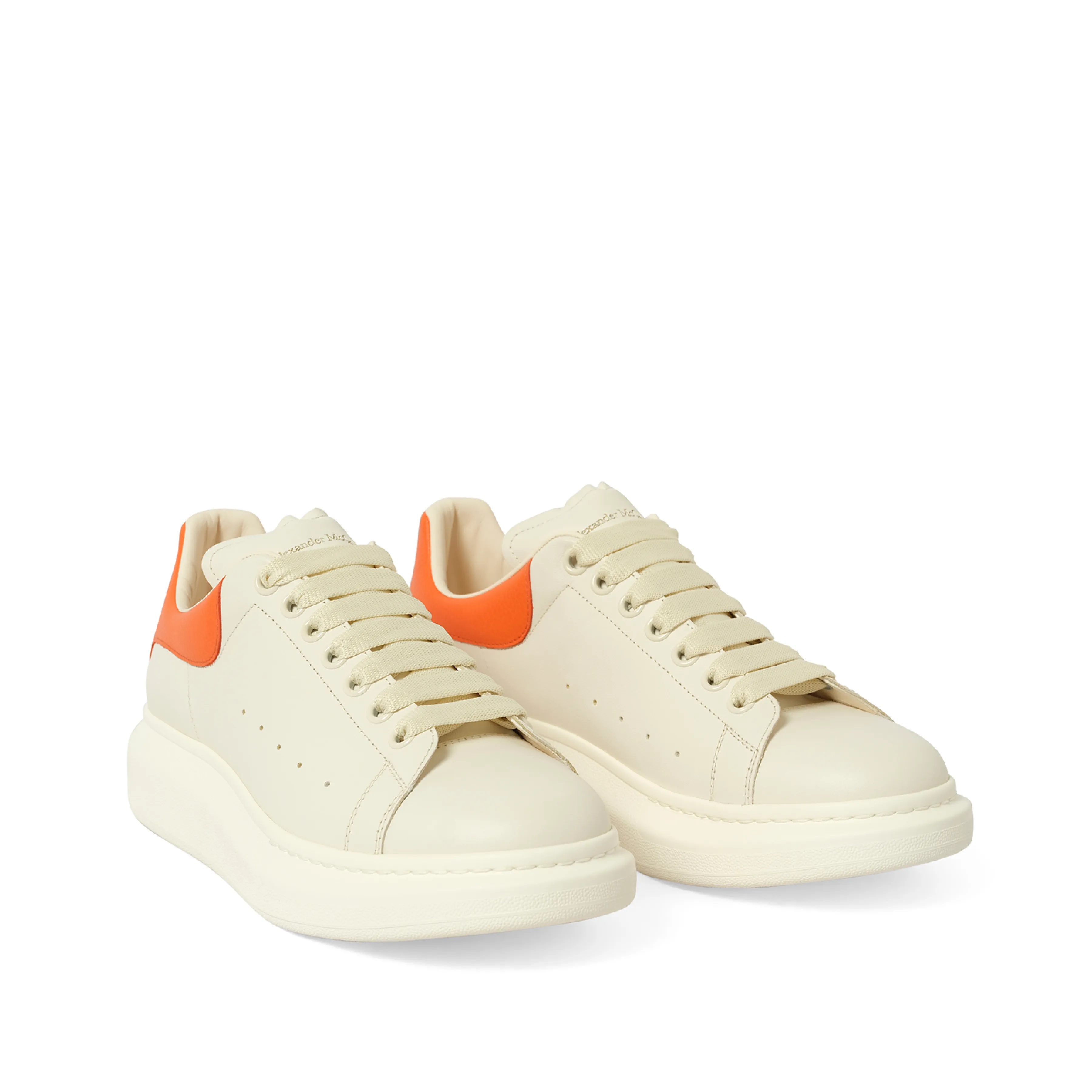Larry Oversized Sneaker in Off White/Orange sold by MARAIS product image thumbnail 2