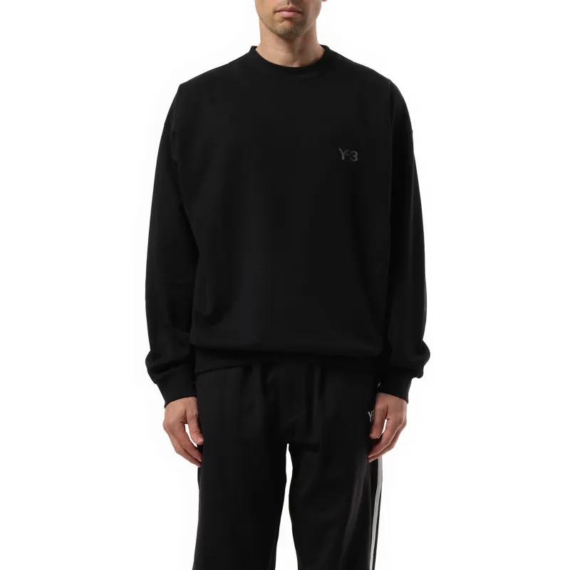 Simple Logo Sweatshirt in Black made by Y-3