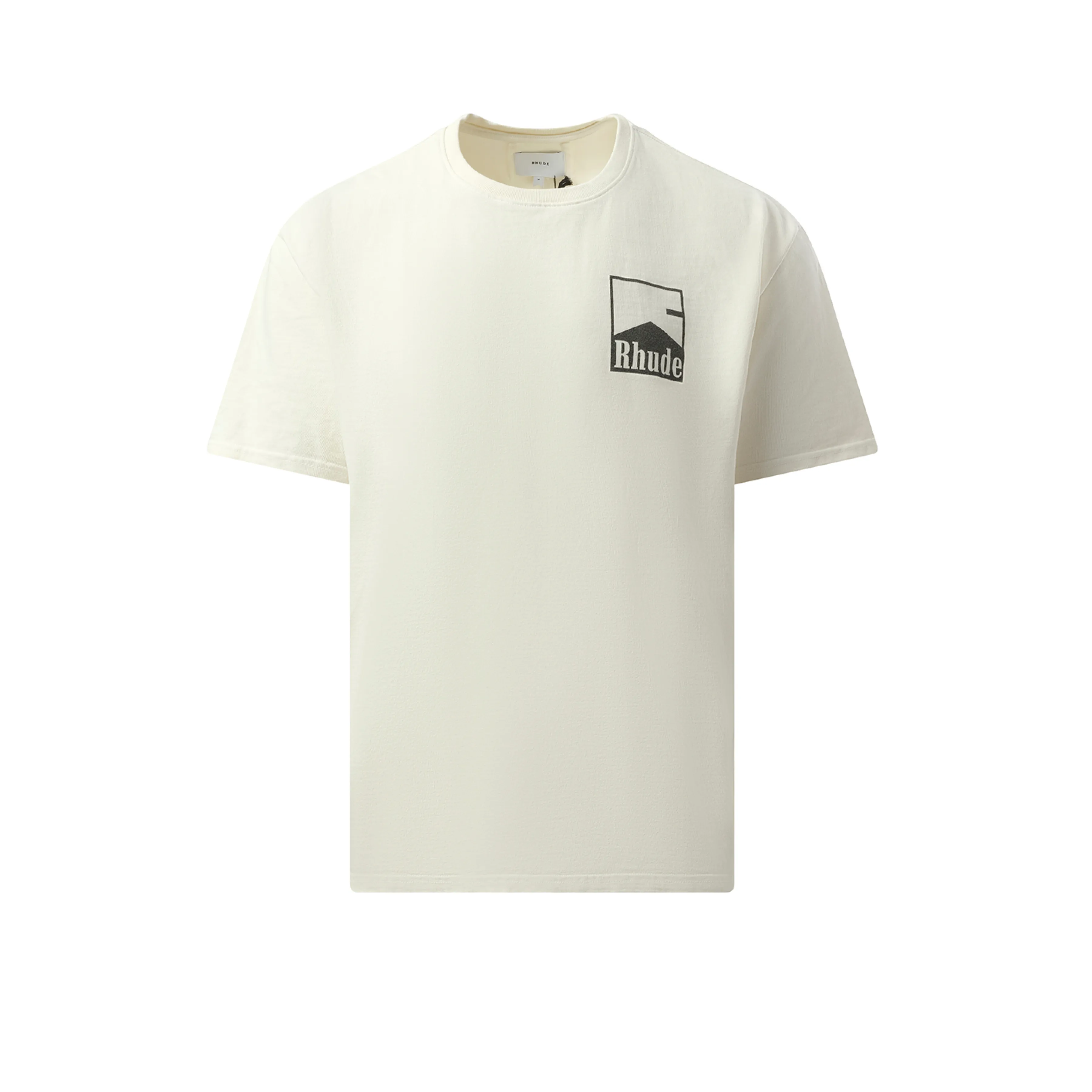 Rhude Chevron T-Shirt in Vintage White sold by MARAIS product image thumbnail 2
