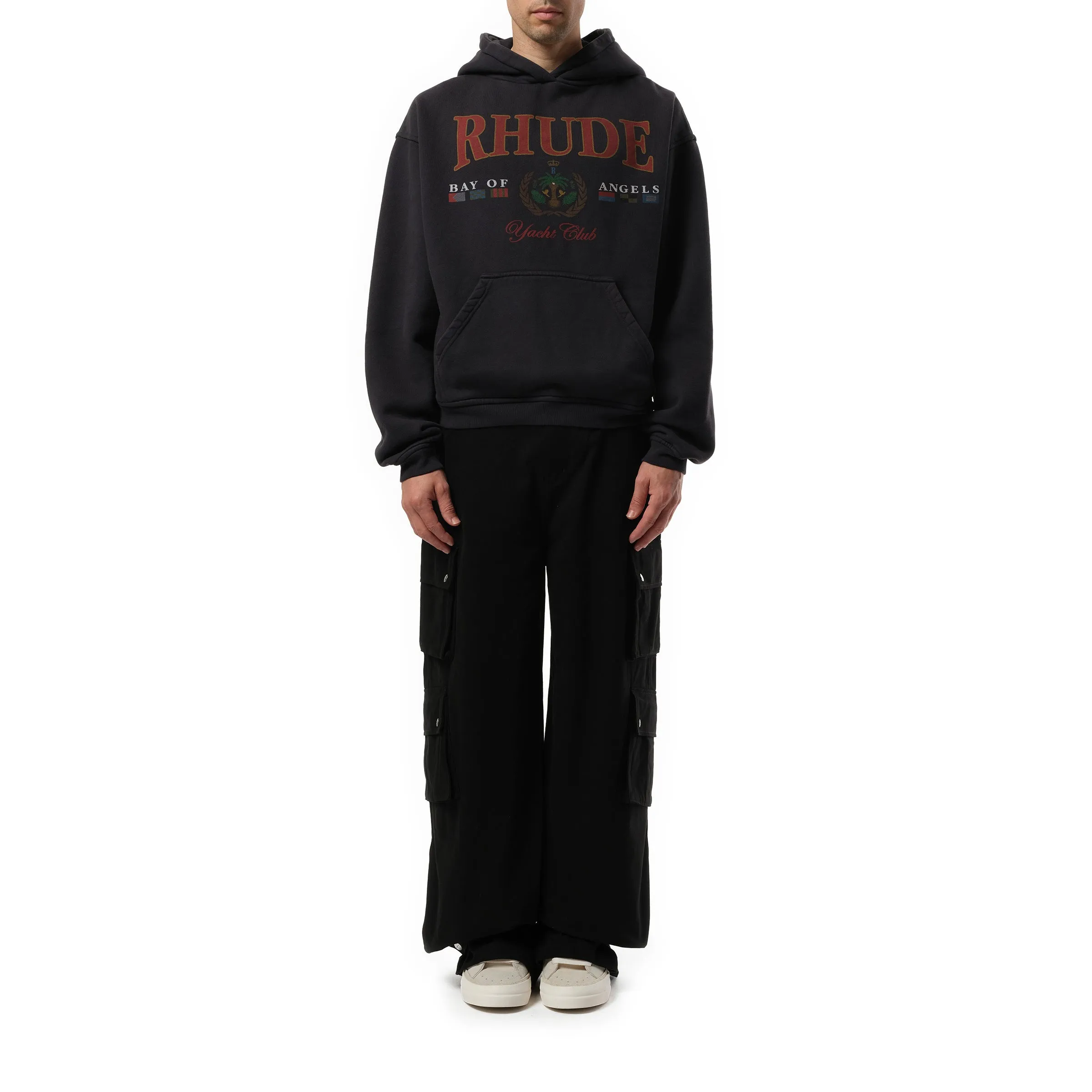 Bay of Angels Yacht Hoodie in Vintage Black sold by MARAIS product image thumbnail 4