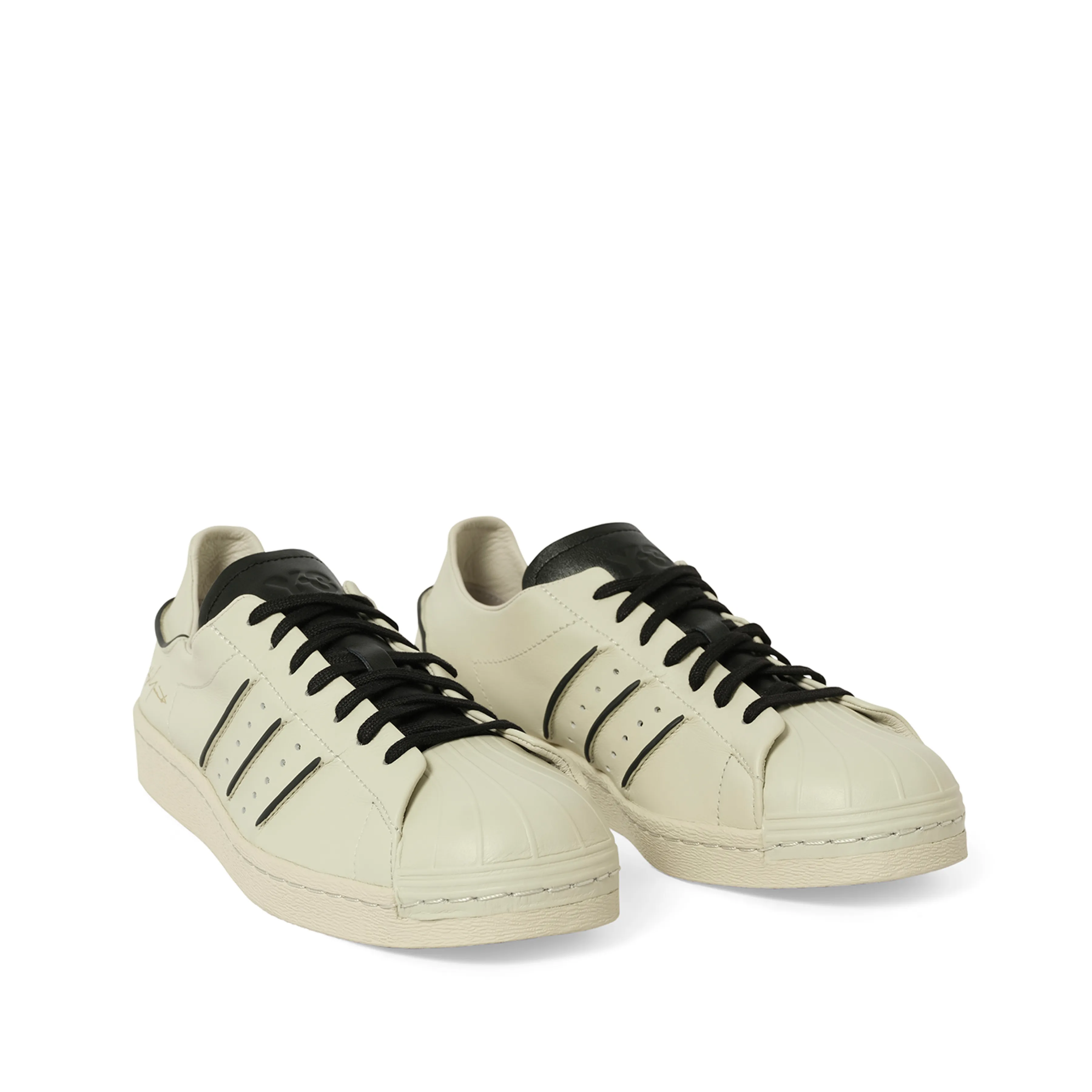Y-3 Superstar in Talc/Black sold by MARAIS product image thumbnail 2