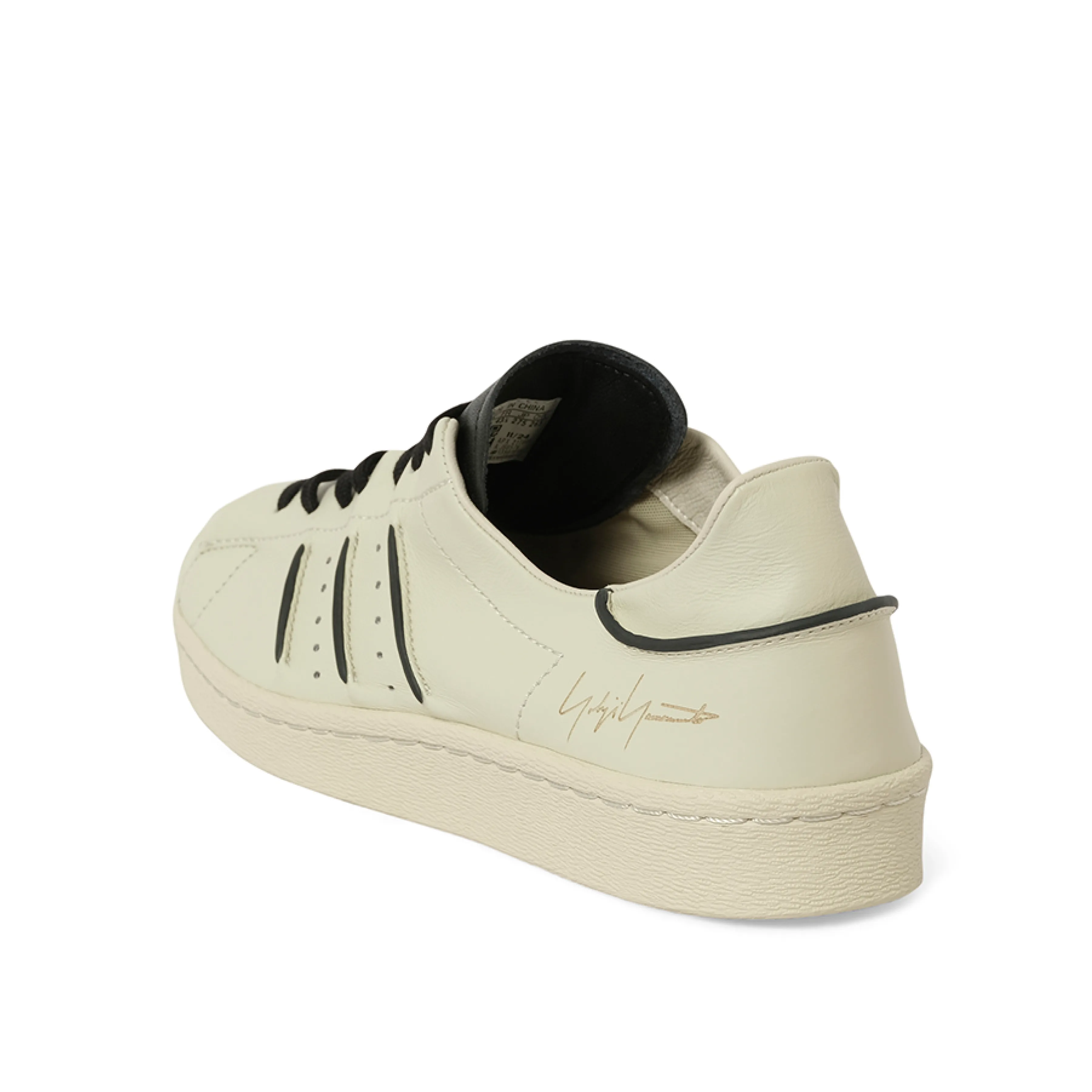 Y-3 Superstar in Talc/Black sold by MARAIS product image thumbnail 3