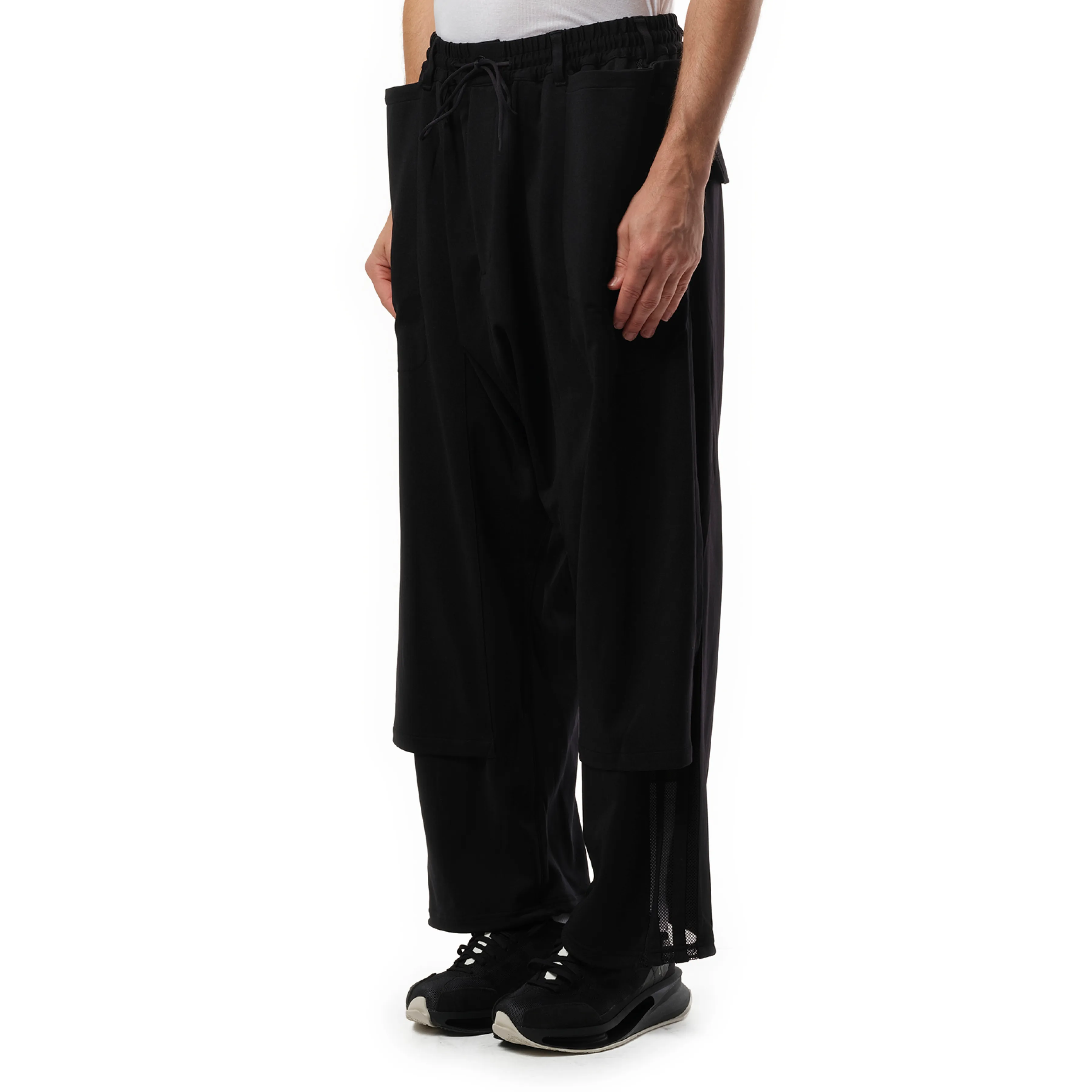 Open Hem Track Pants in Black sold by MARAIS product image thumbnail 5