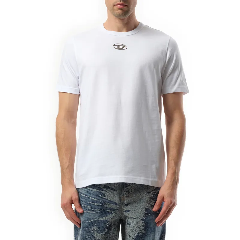T-Adjust D Logo T-Shirt in White sold by MARAIS