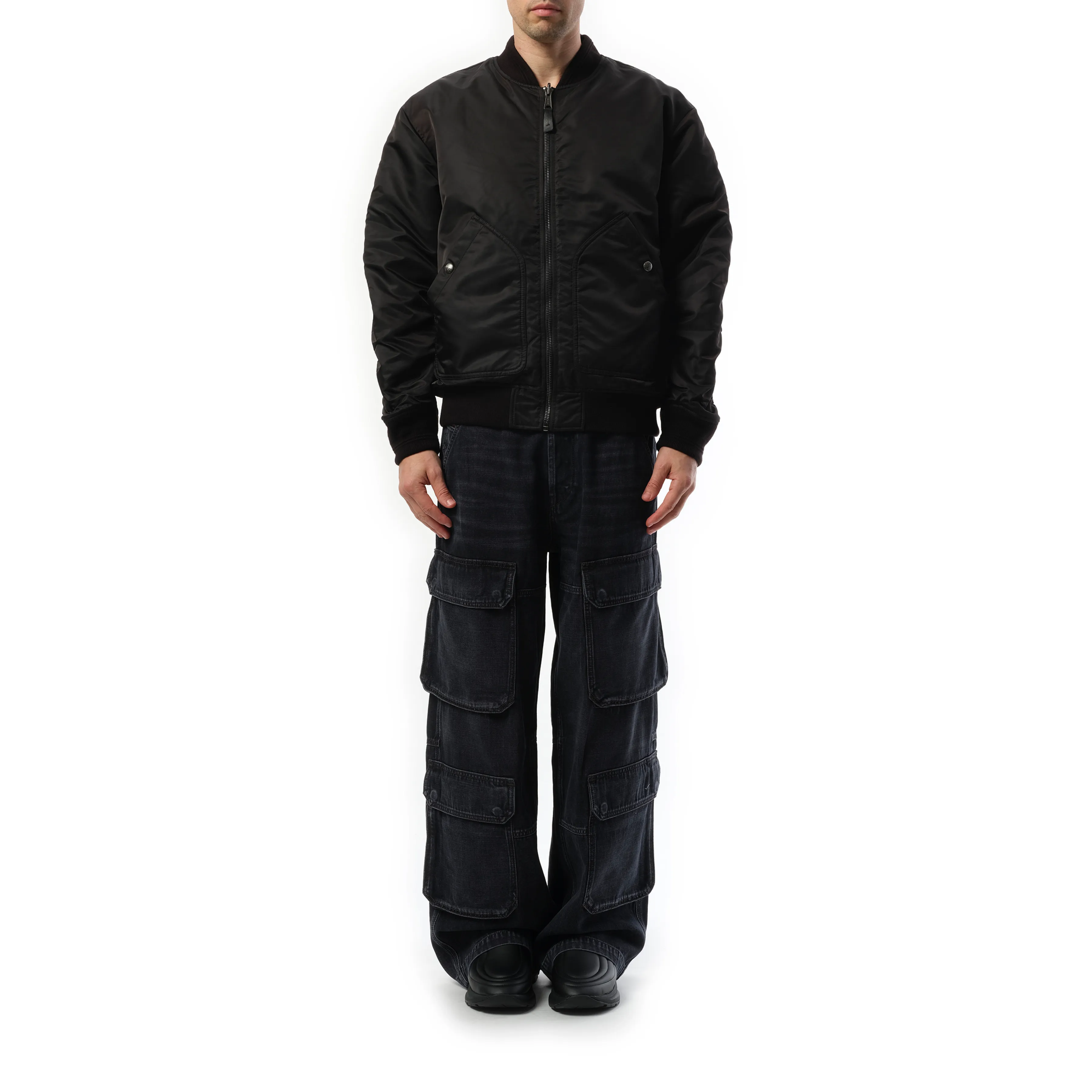 J-Held Bomber Jacket in Black sold by MARAIS product image thumbnail 5