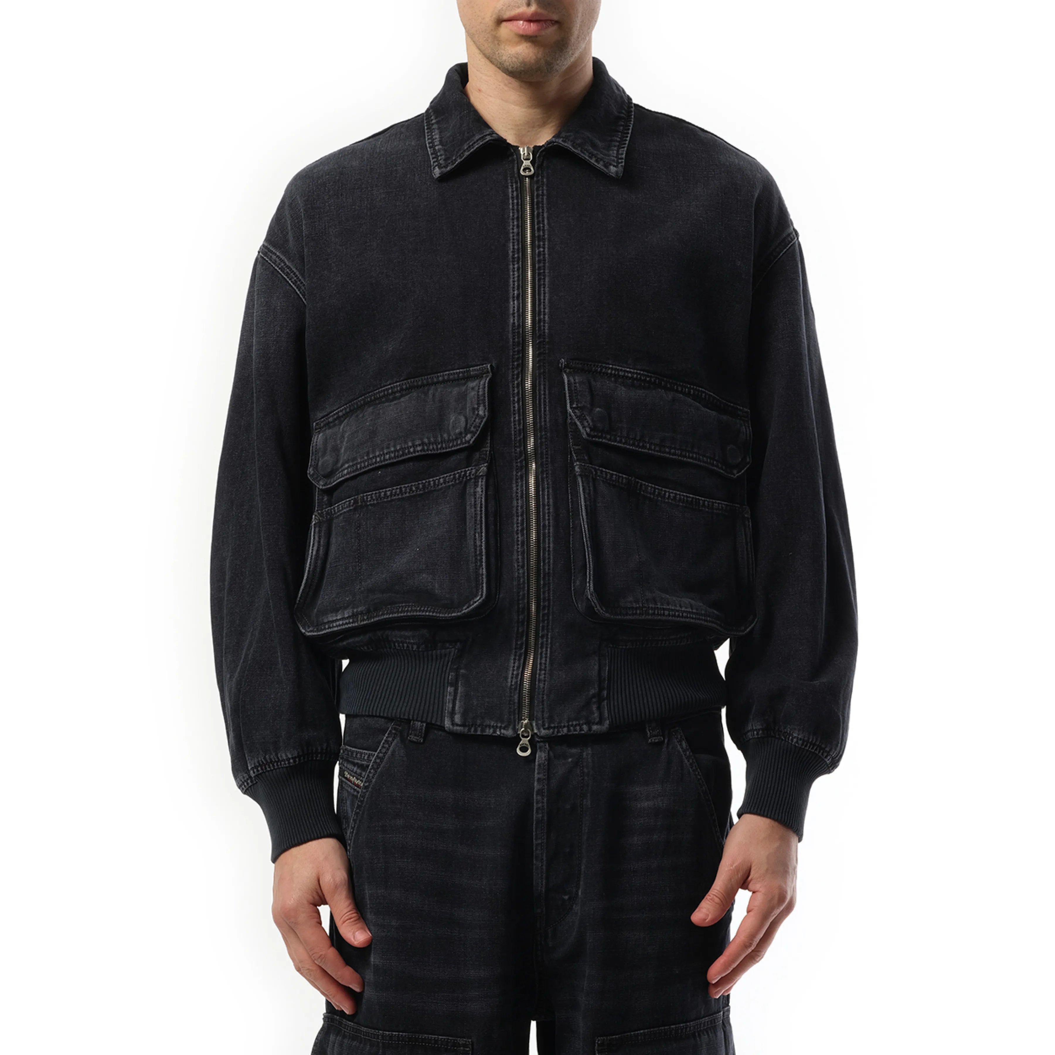 D-Kurz Jacket in Black sold by MARAIS