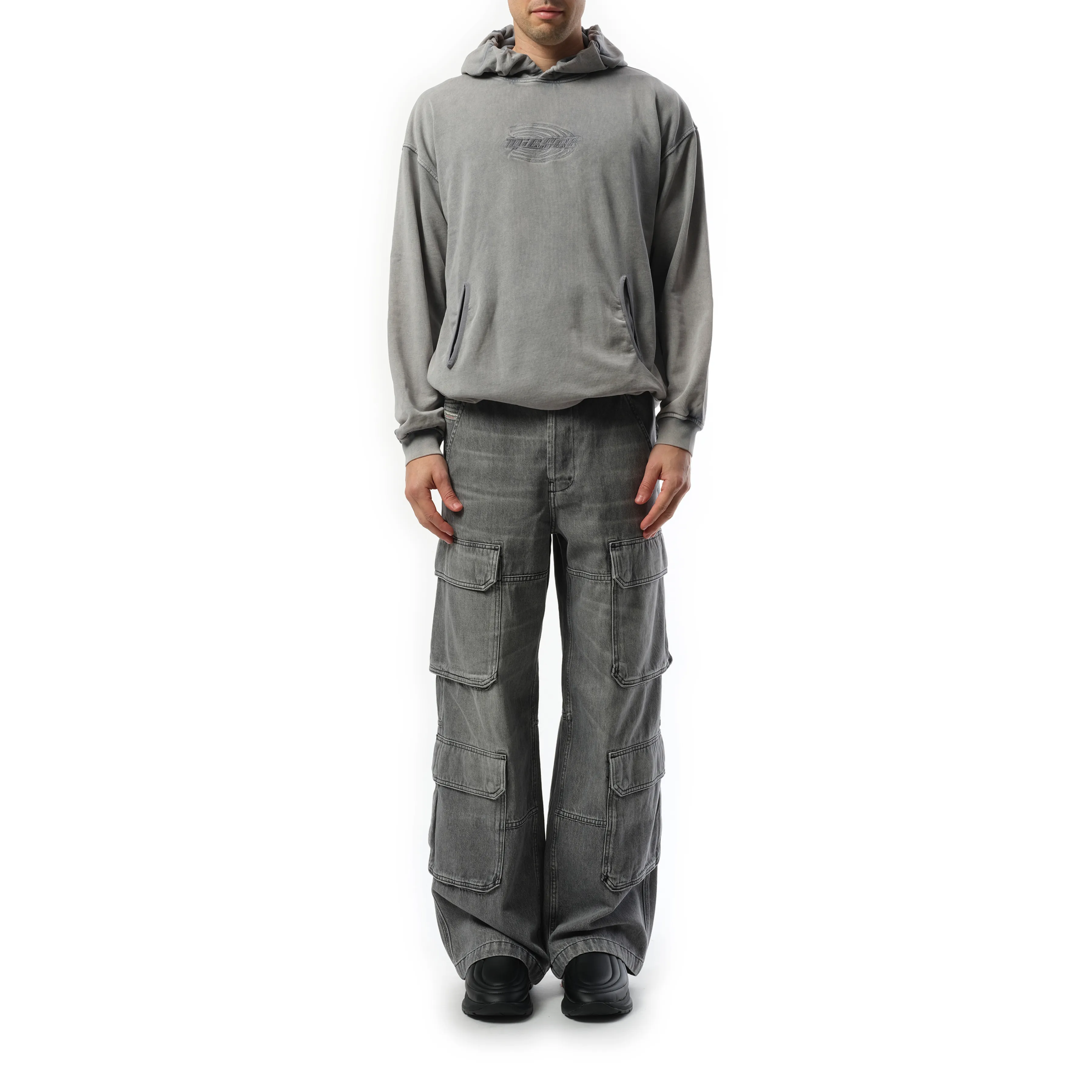 S-Boxstic Hoodie in Washed Blue sold by MARAIS product image thumbnail 4