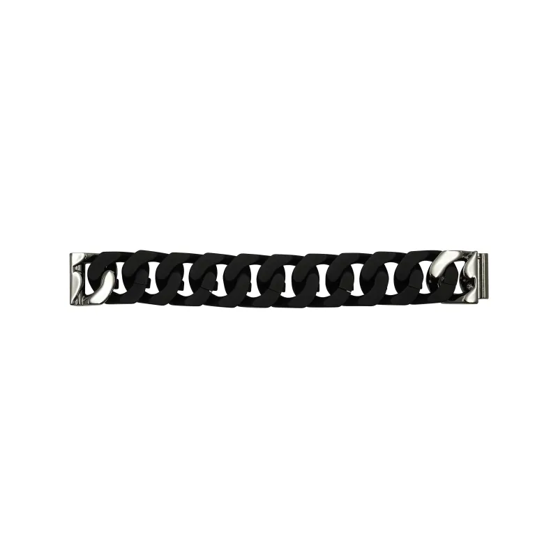 G Chain Medium Black Bracelet in Black sold by MARAIS