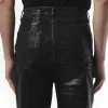 Bolan Bootcut Jeans in Black sold by MARAIS