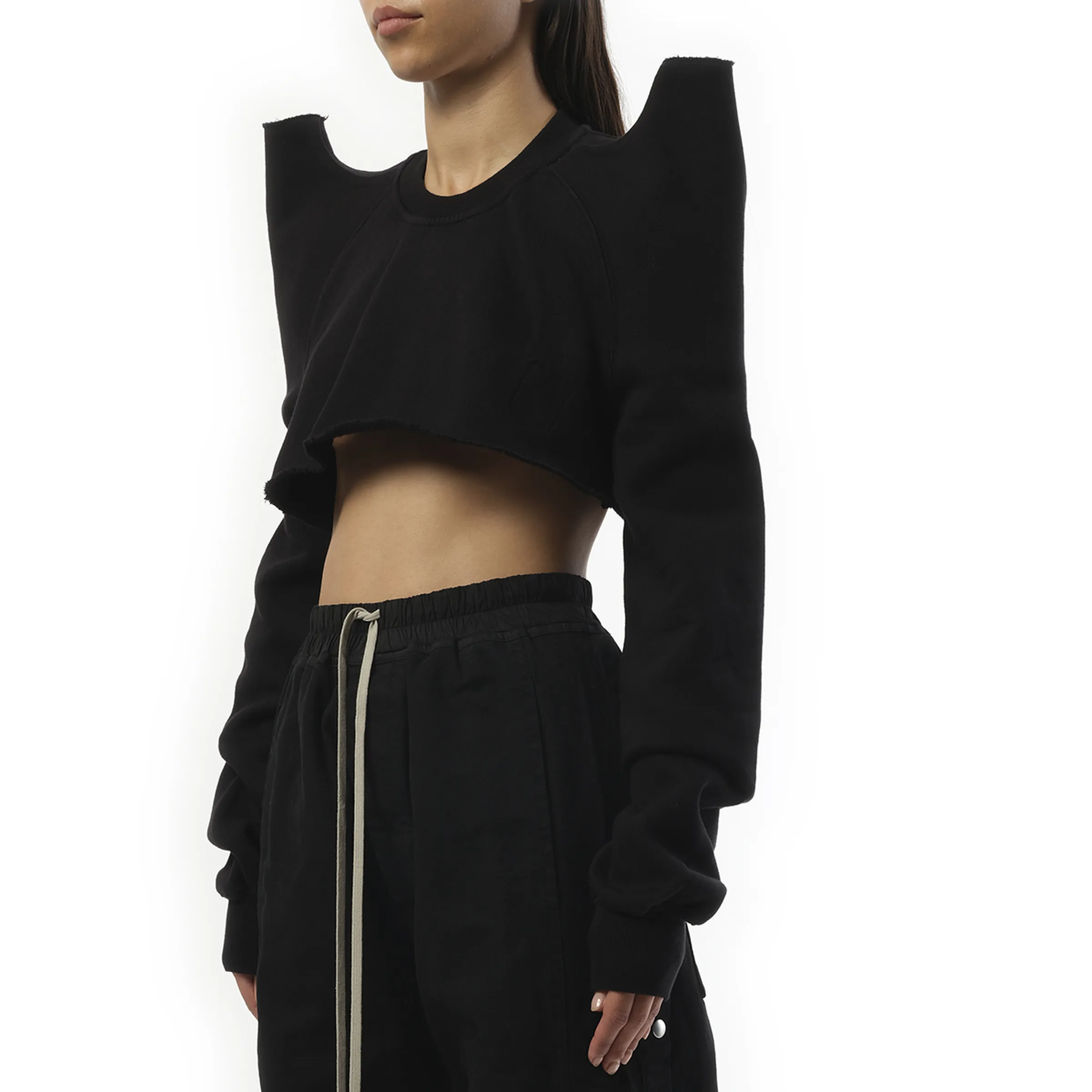Cropped Tec Sweater in Black sold by MARAIS product image thumbnail 3