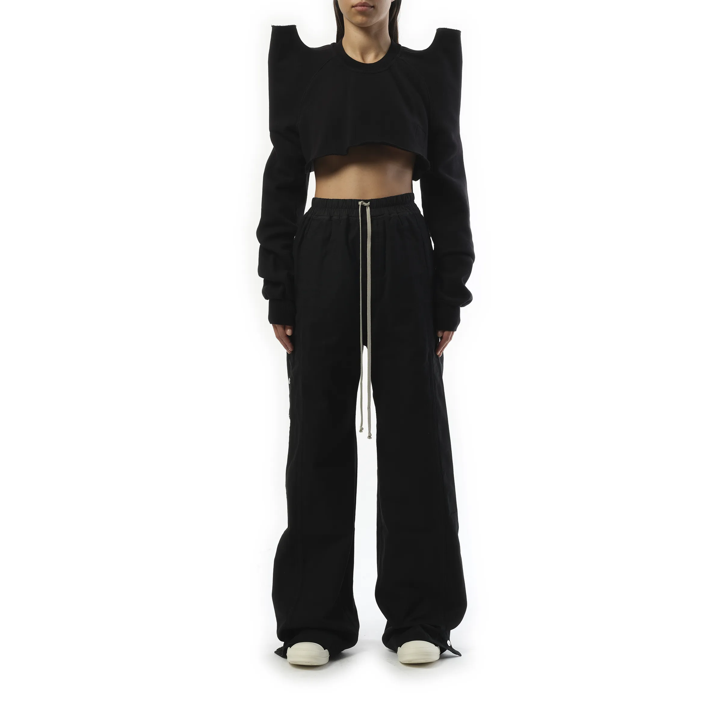 Cropped Tec Sweater in Black sold by MARAIS product image thumbnail 4