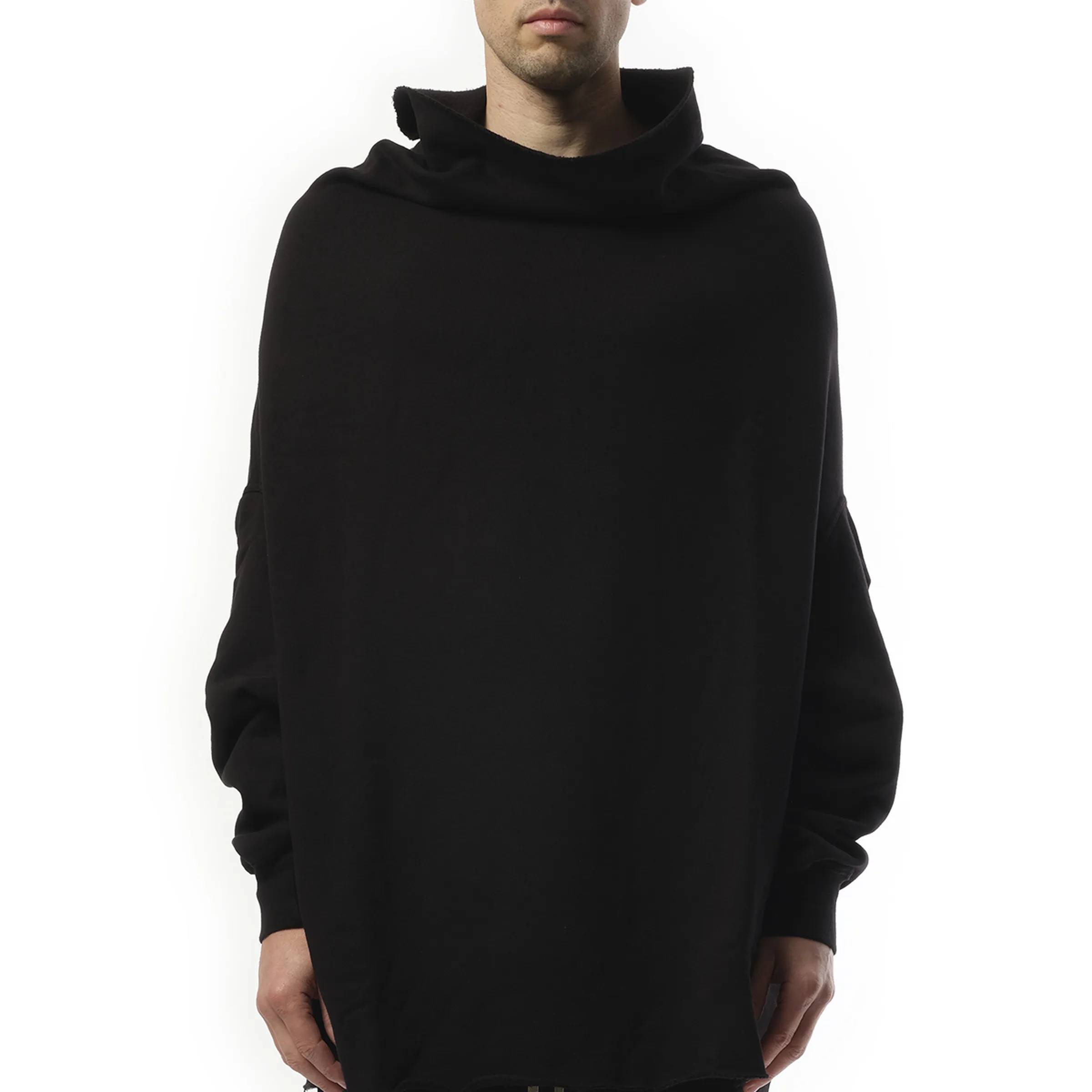 Shroud Sweatshirt in Black sold by MARAIS