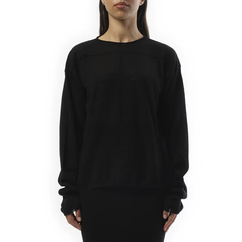 Knit Pullover in Black sold by MARAIS