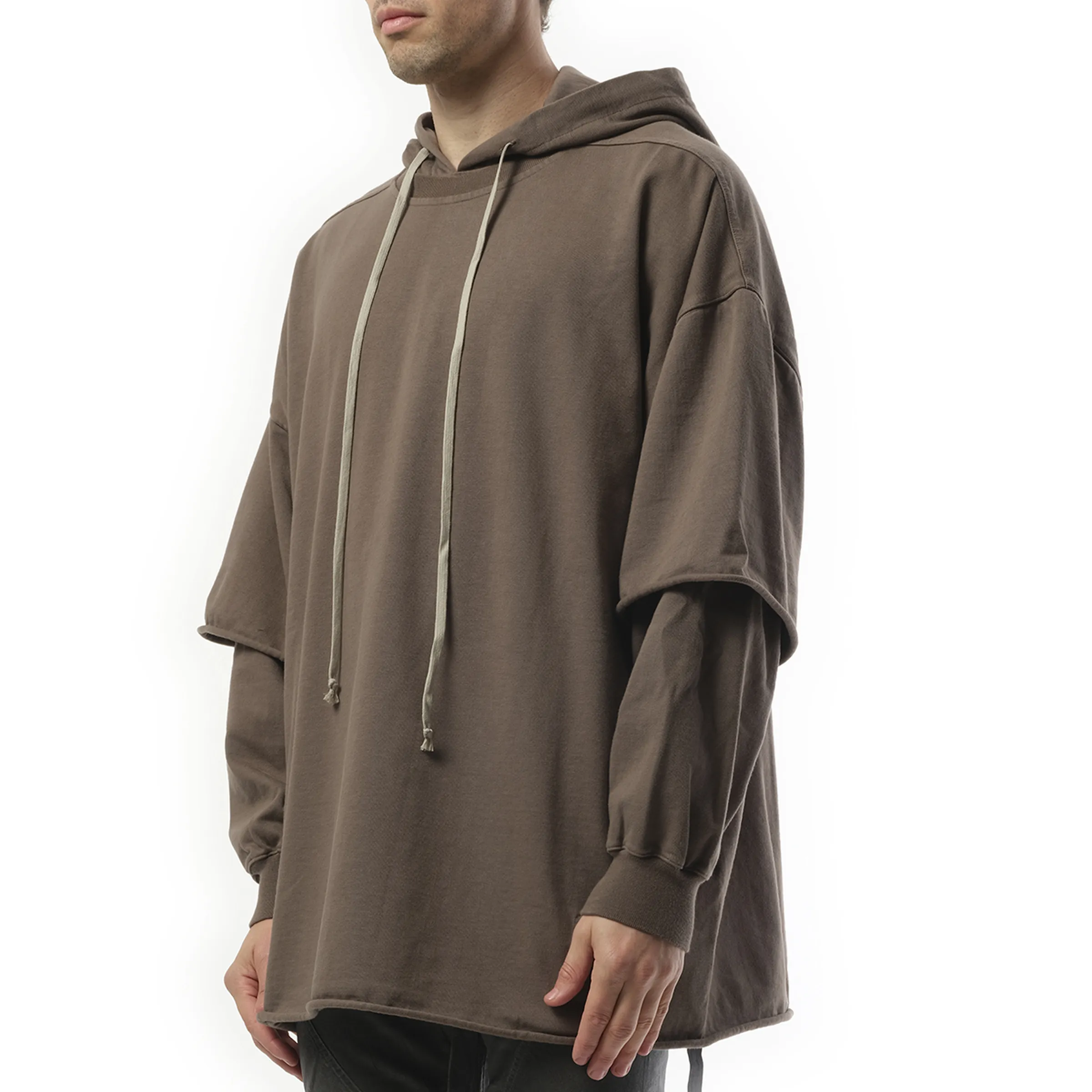 Tommy Hustler Hoodie in Dust sold by MARAIS product image thumbnail 5