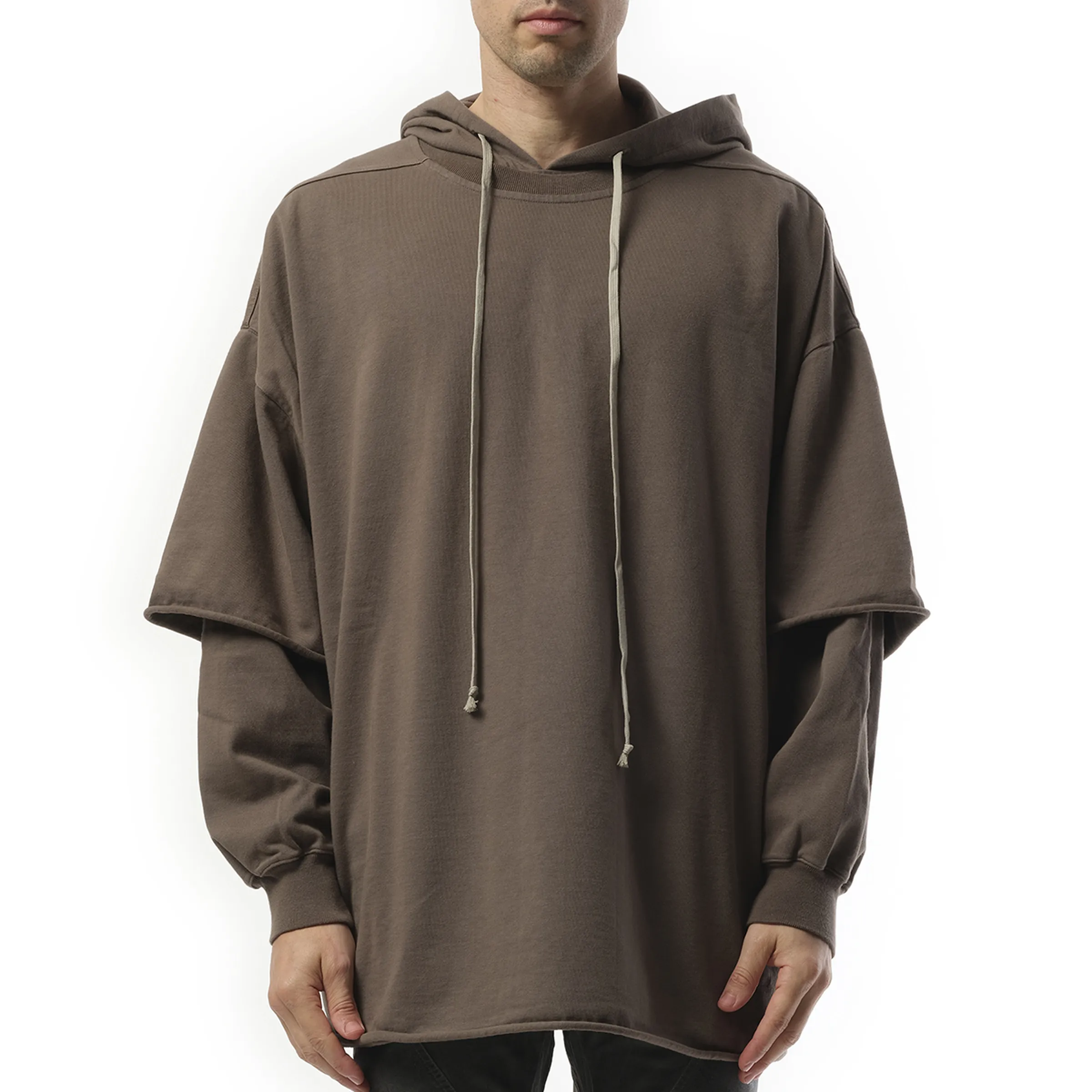 Tommy Hustler Hoodie in Dust sold by MARAIS