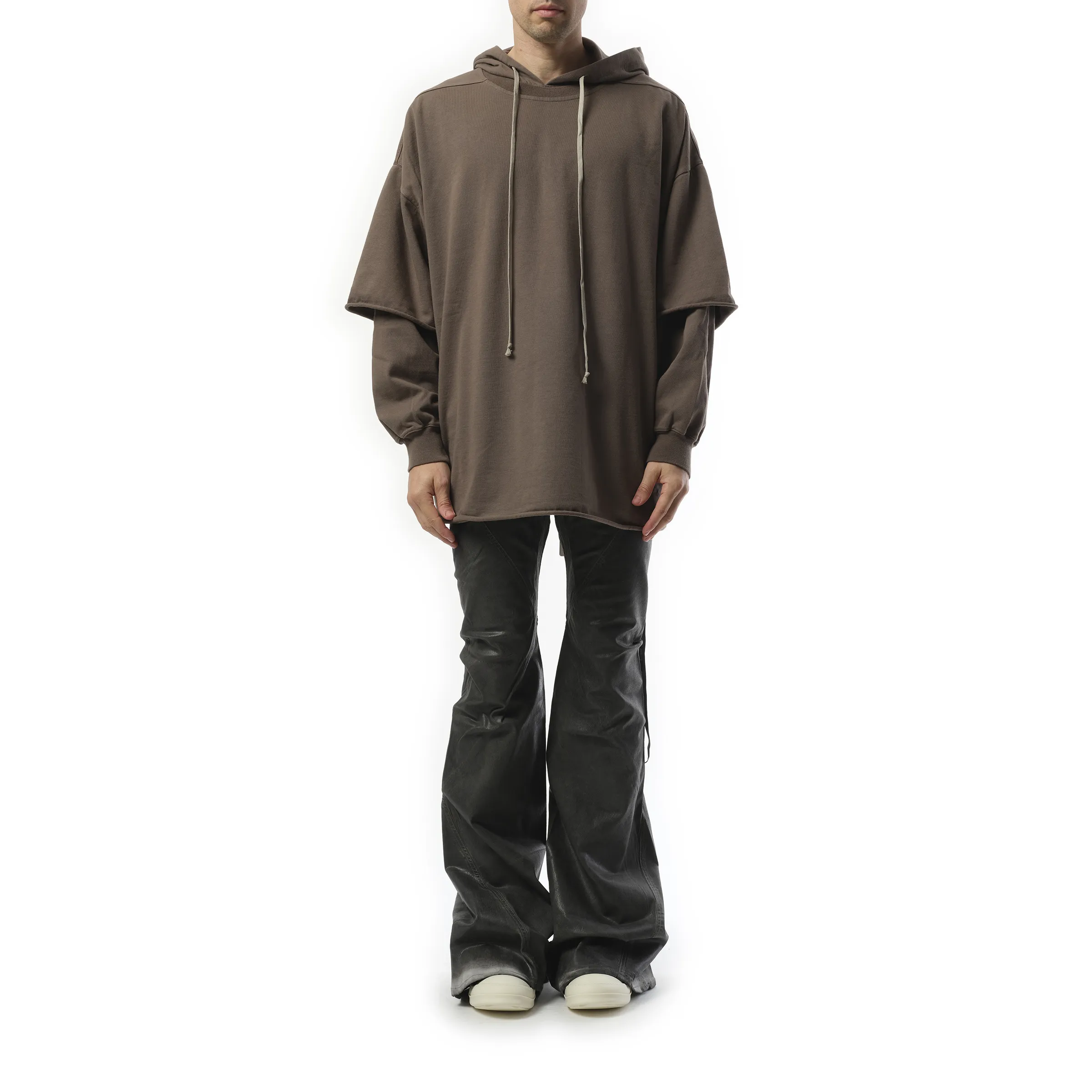 Tommy Hustler Hoodie in Dust sold by MARAIS product image thumbnail 4