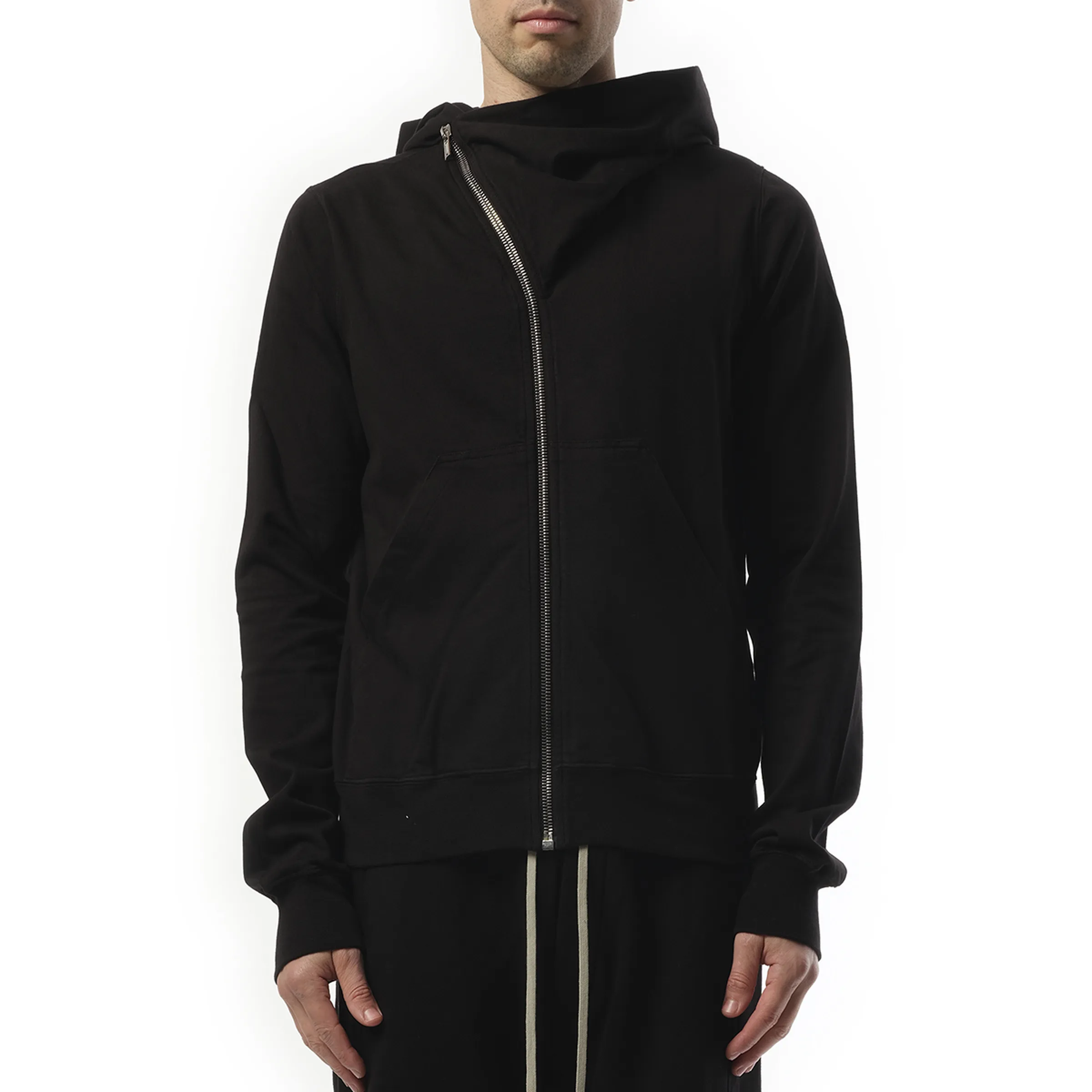 Cotton Jersey Mountain Hoodie in Black sold by MARAIS product image thumbnail 5
