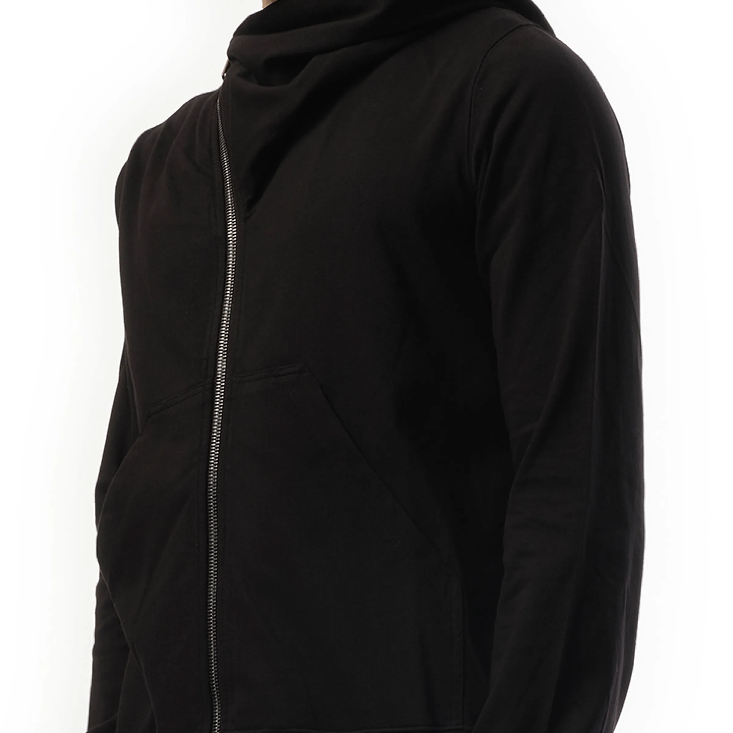 Cotton Jersey Mountain Hoodie in Black sold by MARAIS product image thumbnail 3