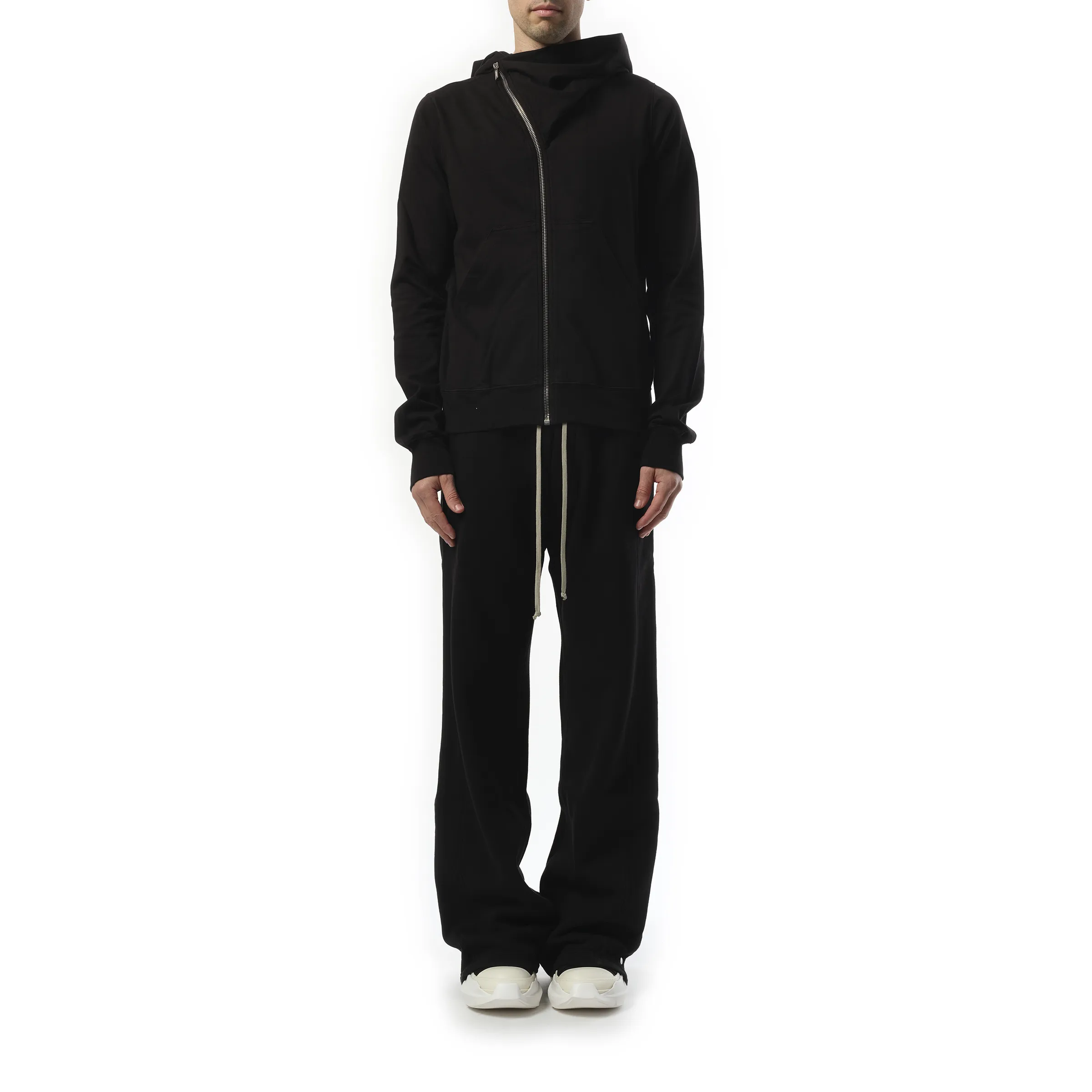 Cotton Jersey Mountain Hoodie in Black sold by MARAIS product image thumbnail 4