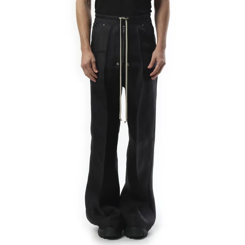 Silk Wide Bela Pants in Black sold by MARAIS