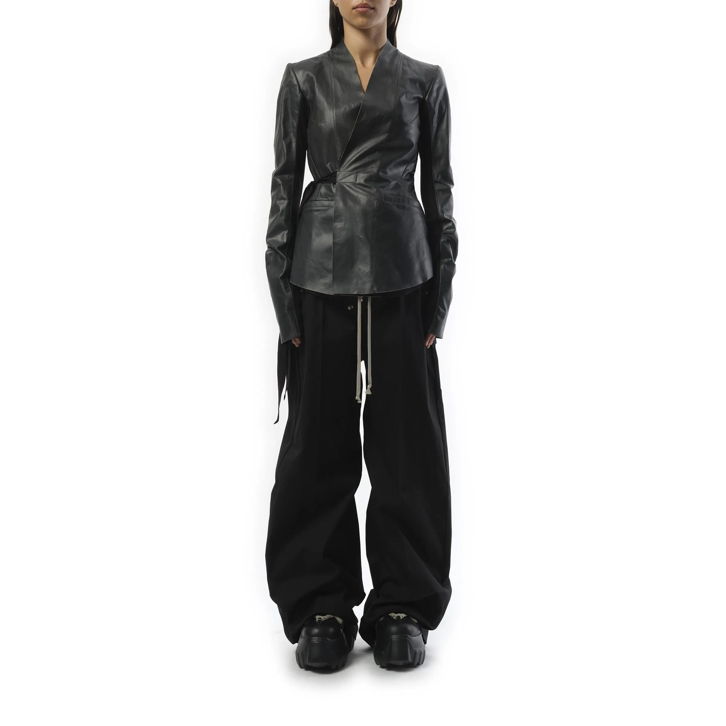 Hollywood Leather Jacket in Black sold by MARAIS product image thumbnail 4