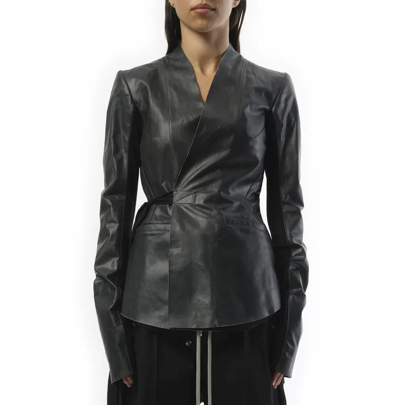 Hollywood Leather Jacket in Black sold by MARAIS