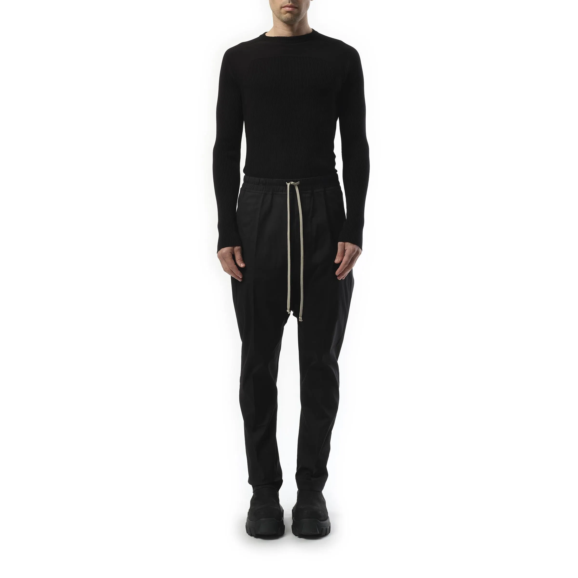Drawstring Long Pants in Black sold by MARAIS product image thumbnail 4