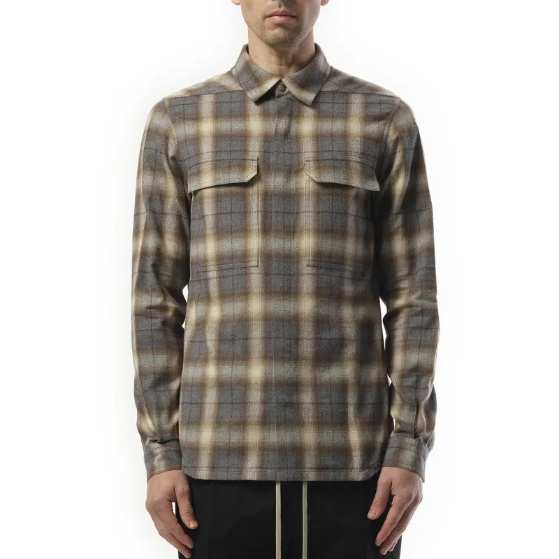Outershirt in Grey Plaid sold by MARAIS