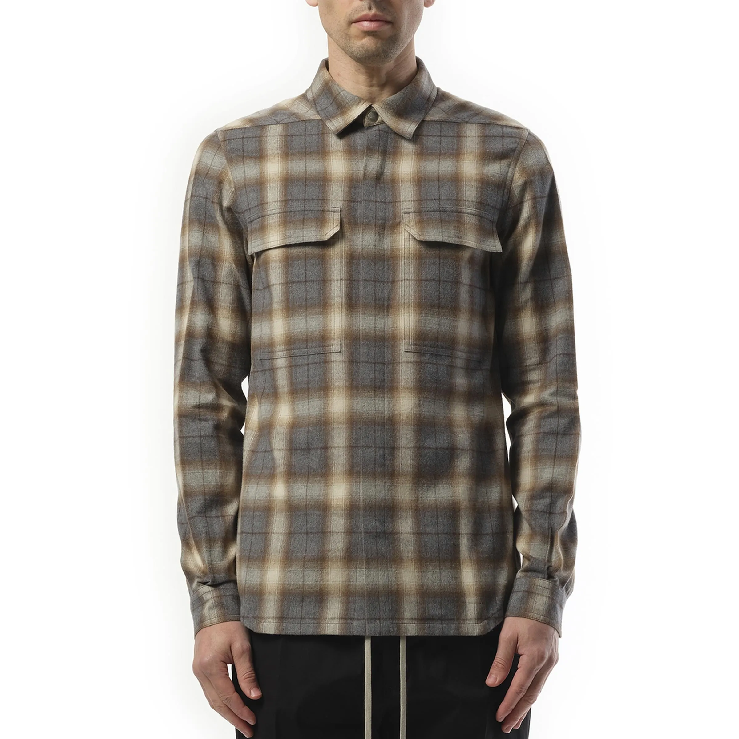 Outershirt in Grey Plaid sold by MARAIS