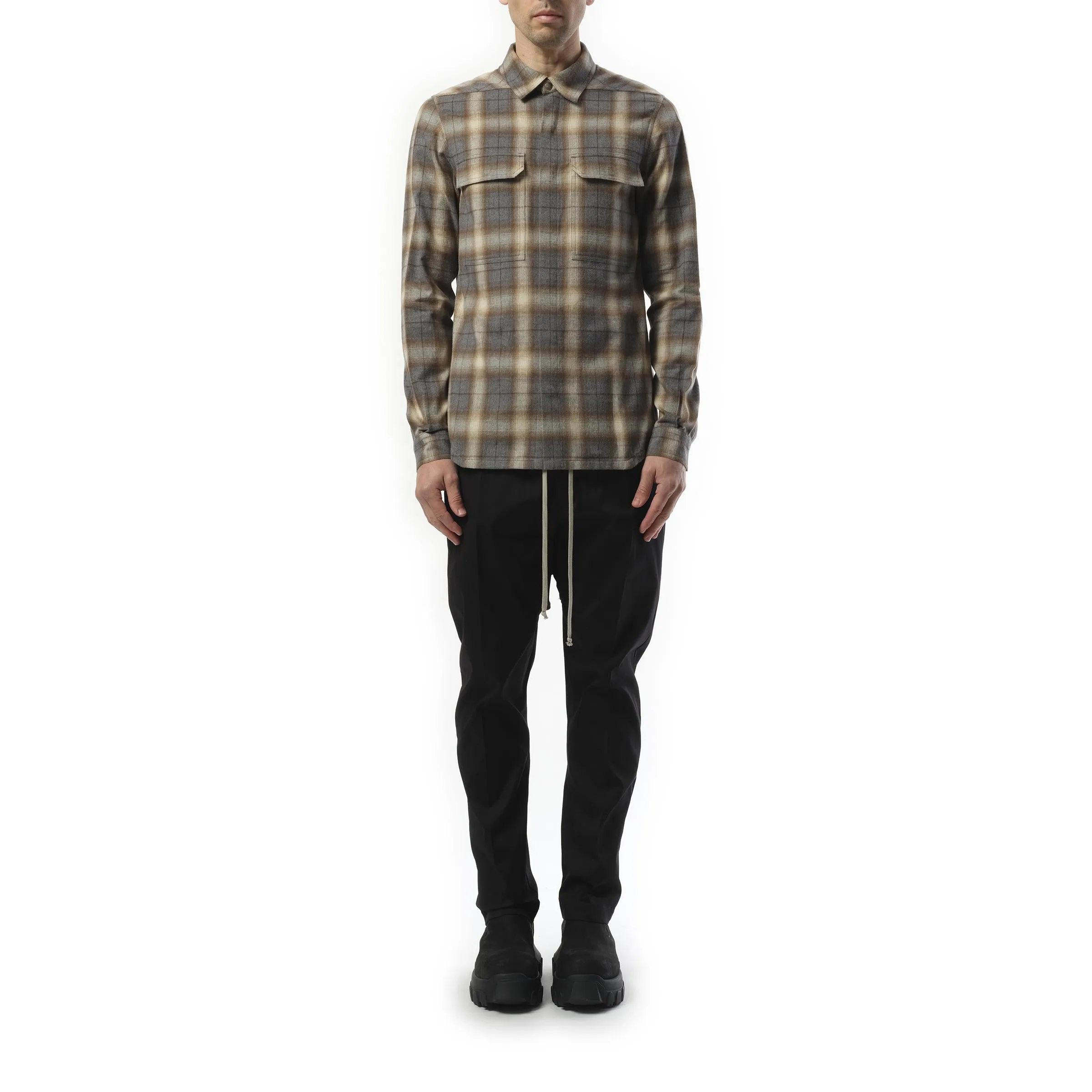Outershirt in Grey Plaid sold by MARAIS product image thumbnail 4