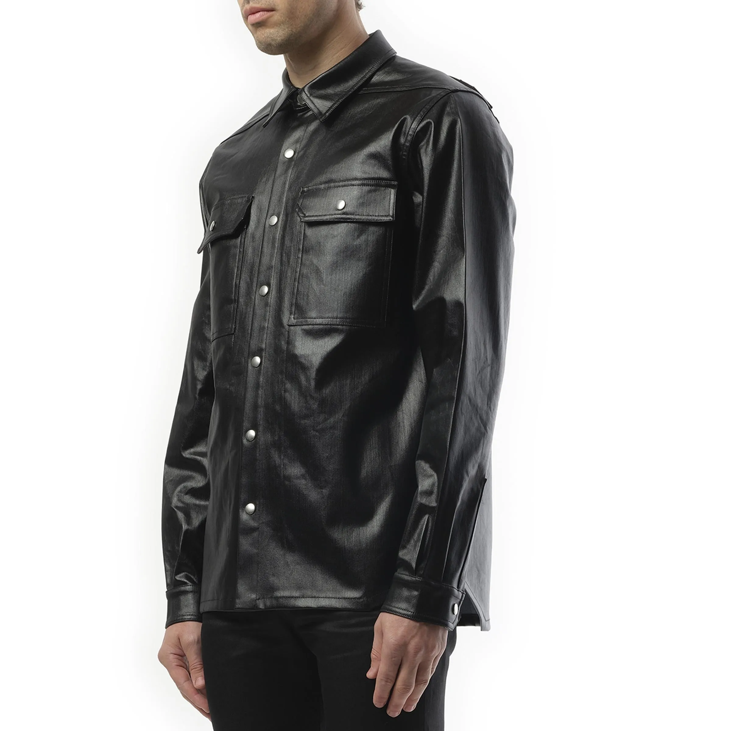 Denim Outershirt in Black sold by MARAIS product image thumbnail 5