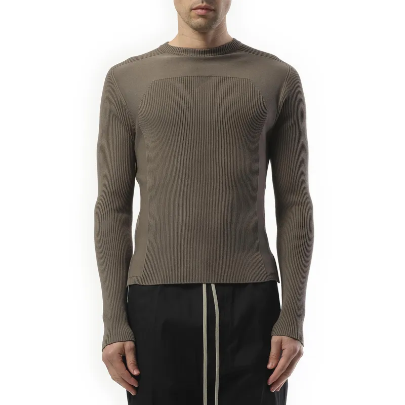 Ribbed Geo Sweater in Dust sold by MARAIS