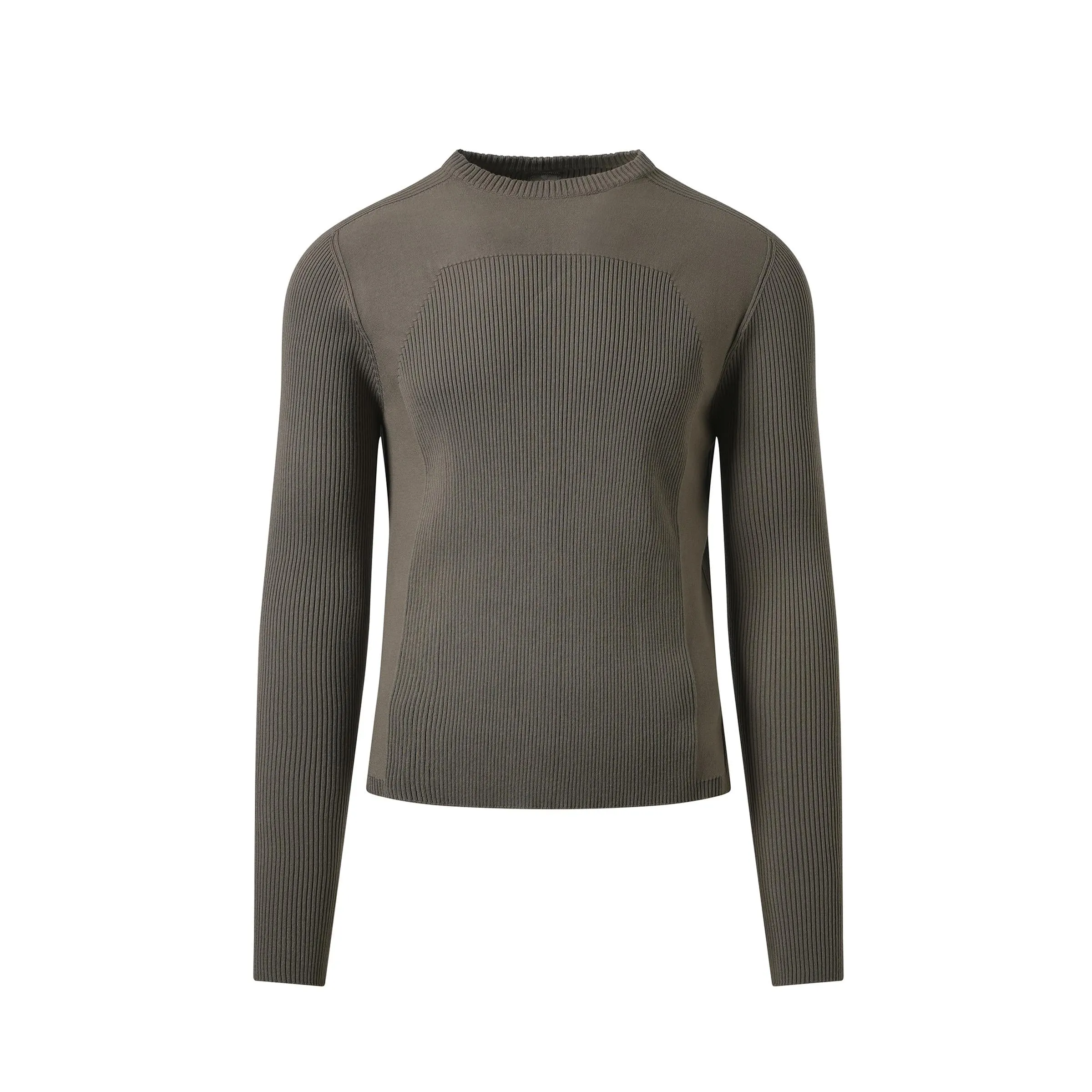 Ribbed Geo Sweater in Dust sold by MARAIS product image thumbnail 2