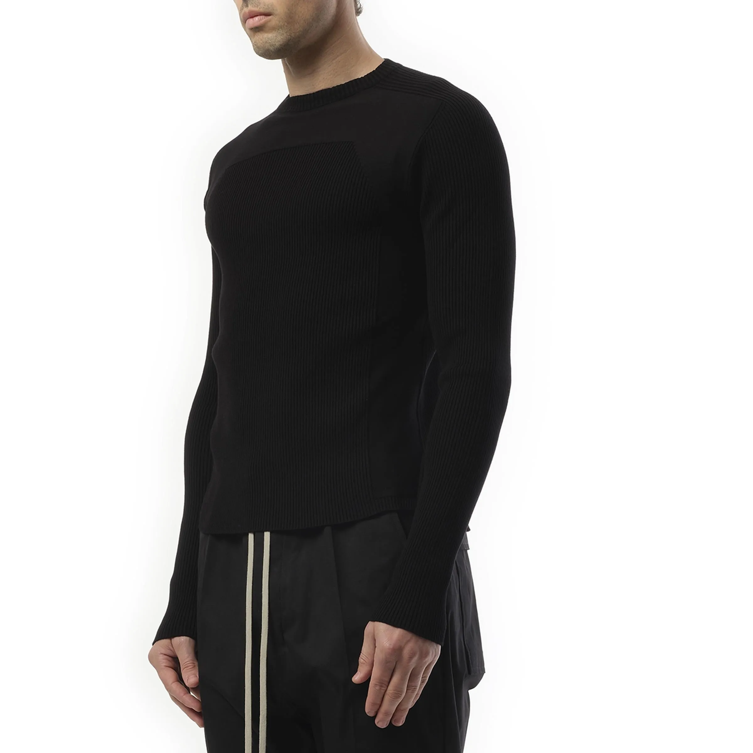 Ribbed Geo Sweater in Black sold by MARAIS product image thumbnail 5