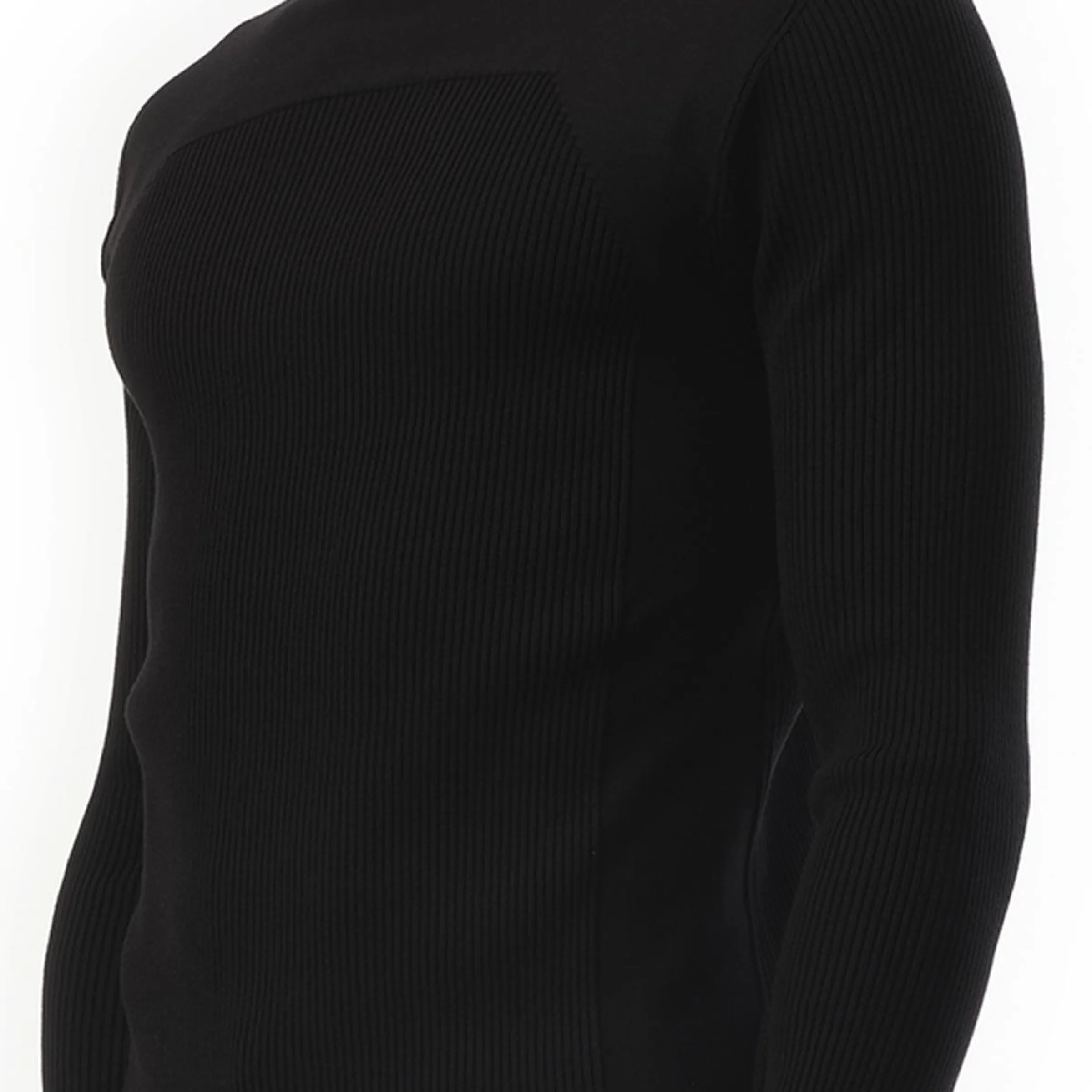 Ribbed Geo Sweater in Black sold by MARAIS product image thumbnail 3