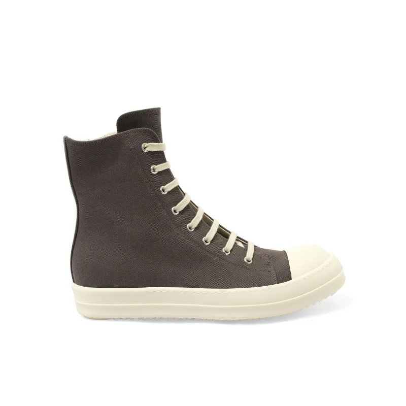 Sneaks in Dark Dust/Milk made by Rick Owens