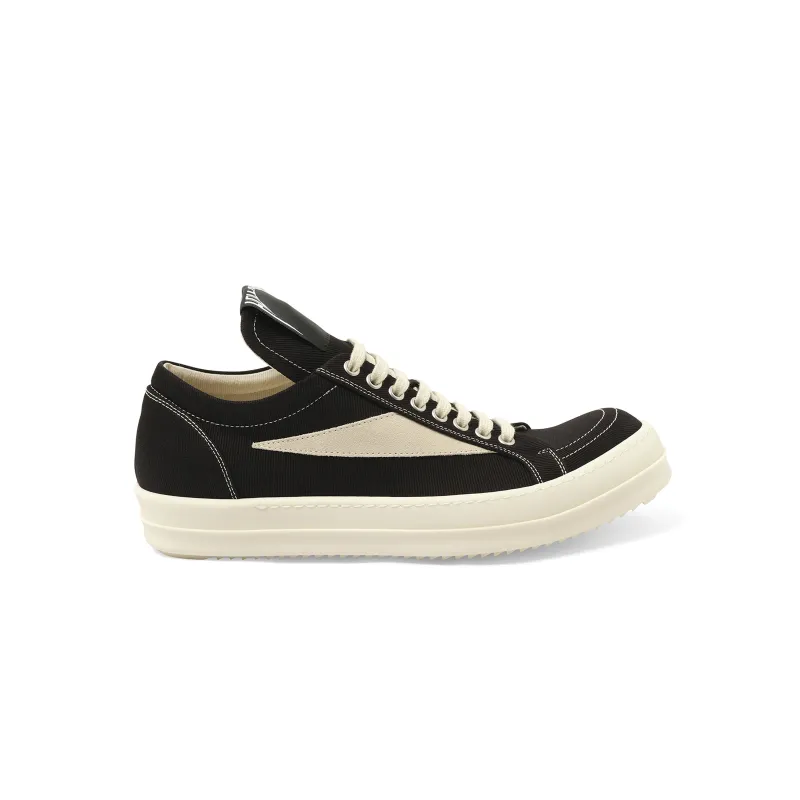 Hollywood Vintage Sneaks in Black/Milk made by Rick Owens