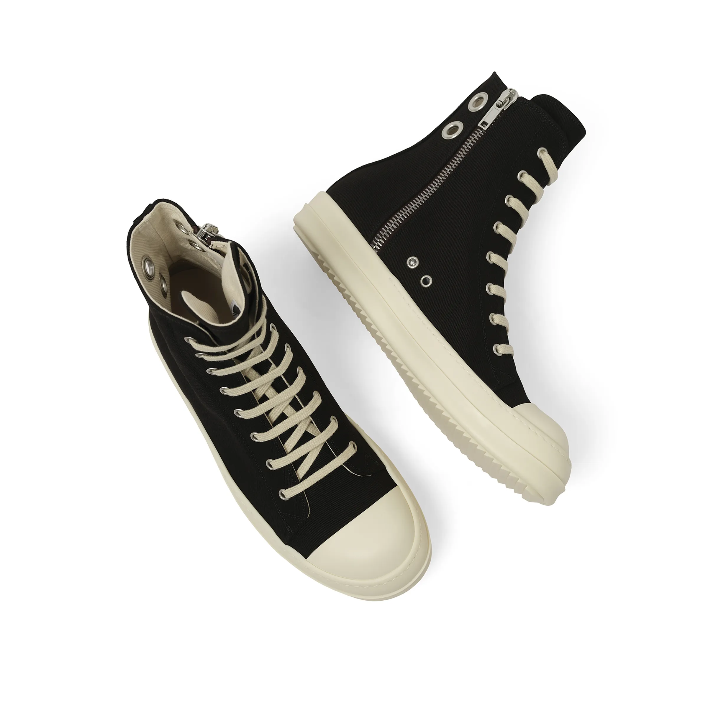 Gimp Eyelet Sneaks in Black/Milk sold by MARAIS product image thumbnail 4