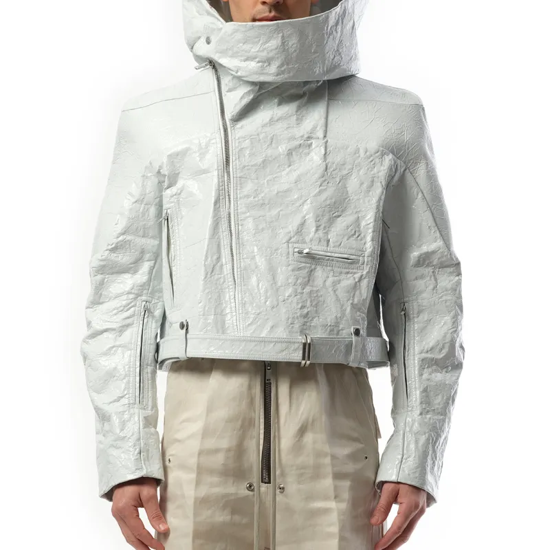 Cropped Hooded Stooges in Milk sold by MARAIS