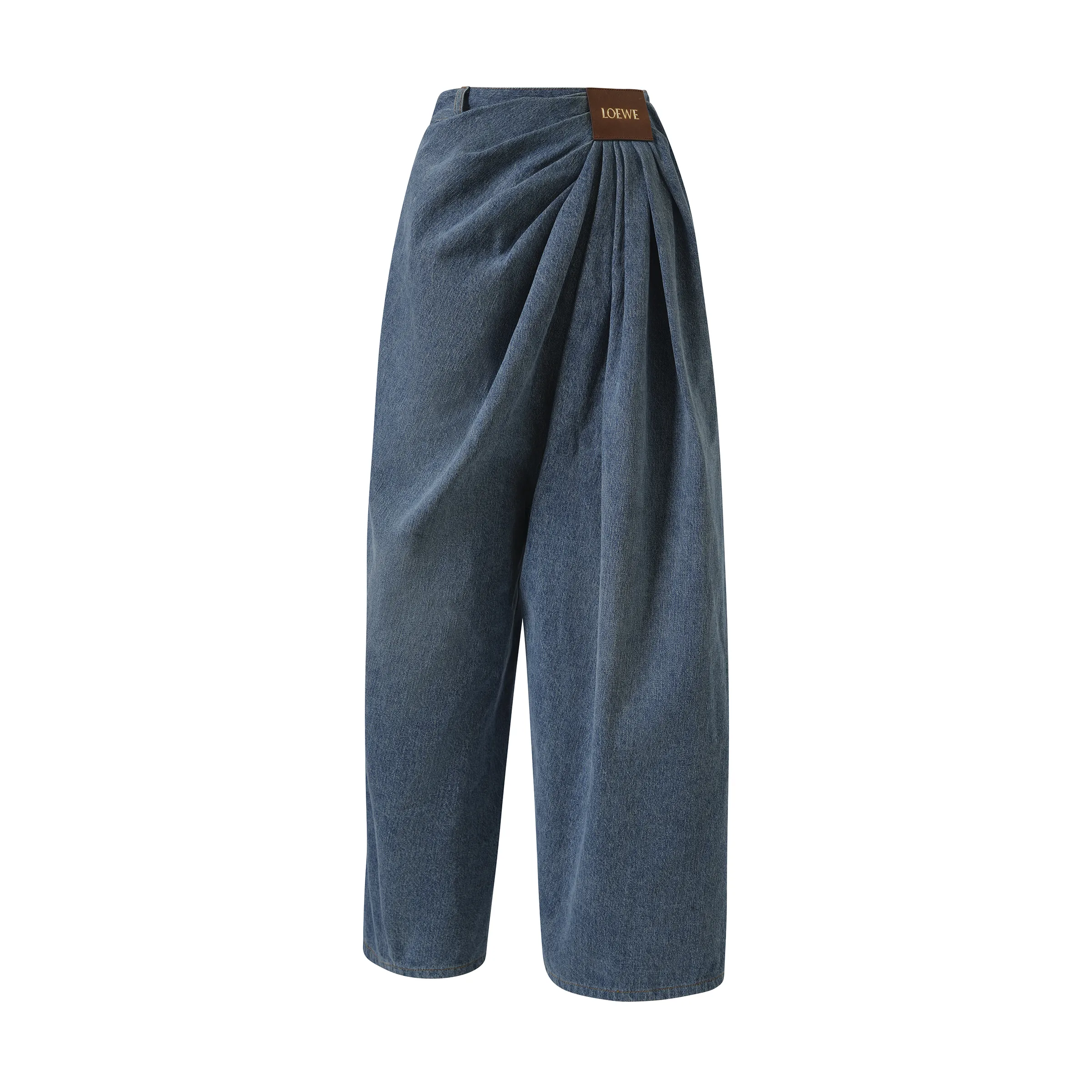 Draped Jeans AF in Indigo Blue sold by MARAIS product image thumbnail 2