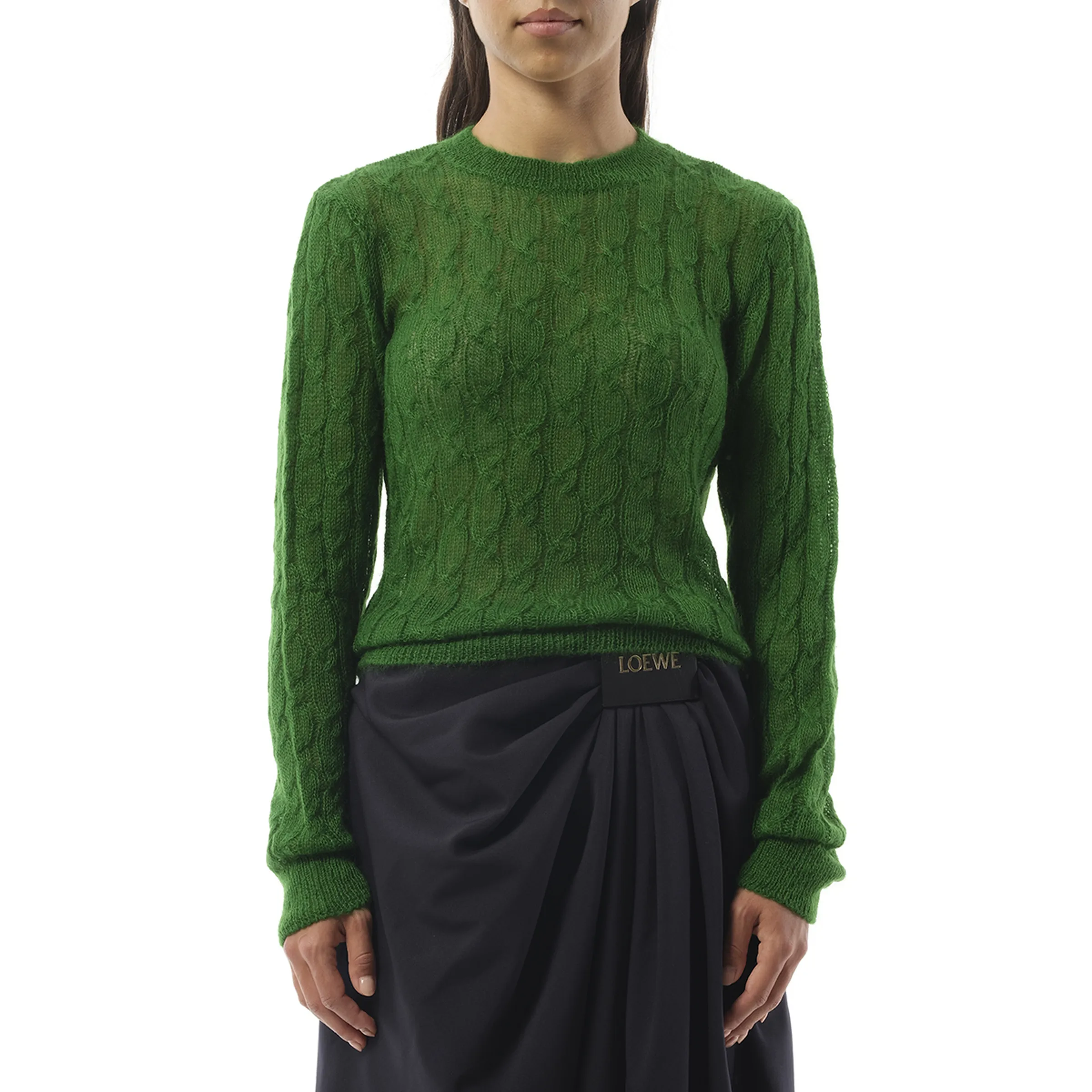 Knit Sweater in Green sold by MARAIS
