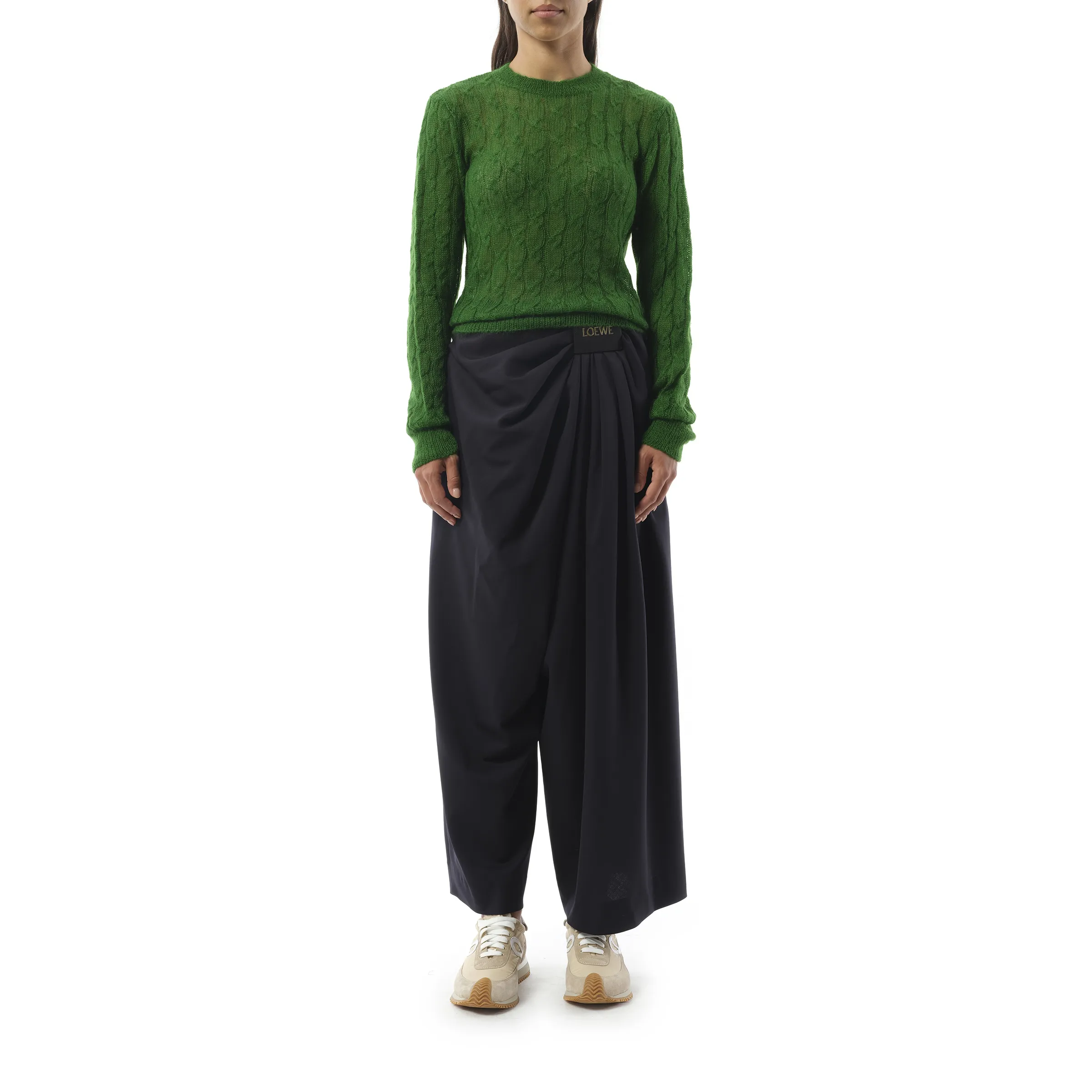 Knit Sweater in Green sold by MARAIS product image thumbnail 4