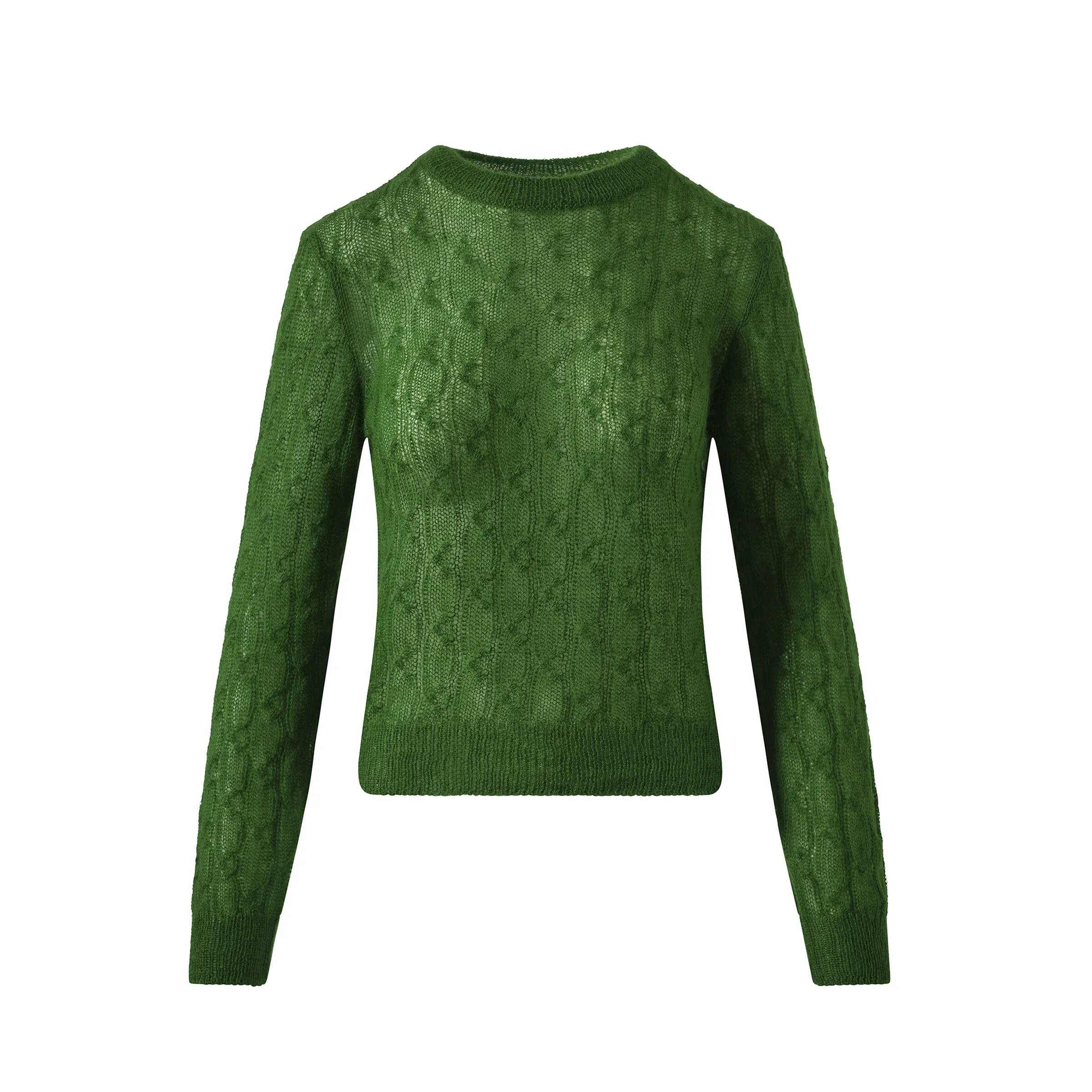 Knit Sweater in Green sold by MARAIS product image thumbnail 2