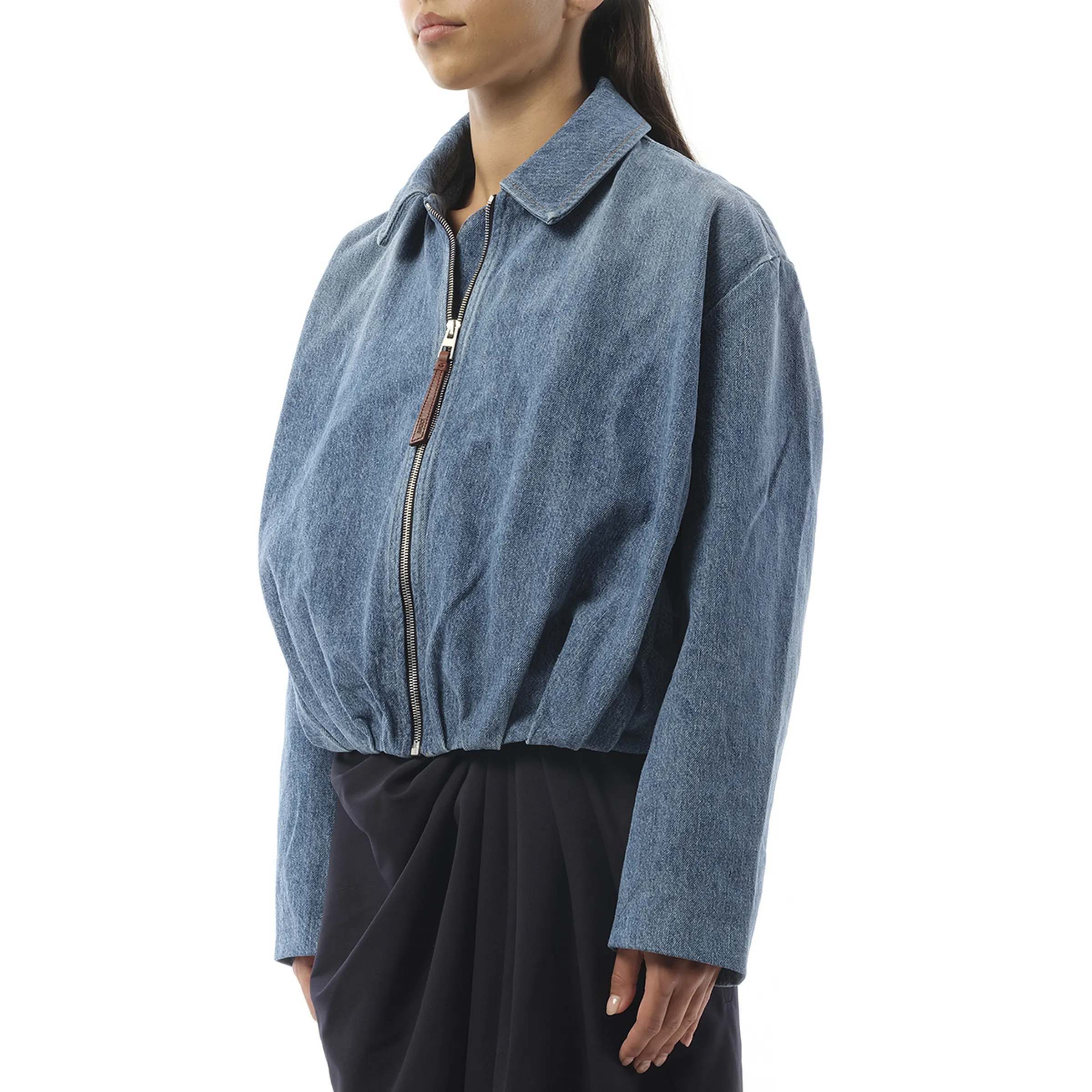 Draped Jacket in Indigo Blue sold by MARAIS product image thumbnail 5