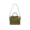Small Antigona Bag in Box Leather in Dark Khaki sold by MARAIS