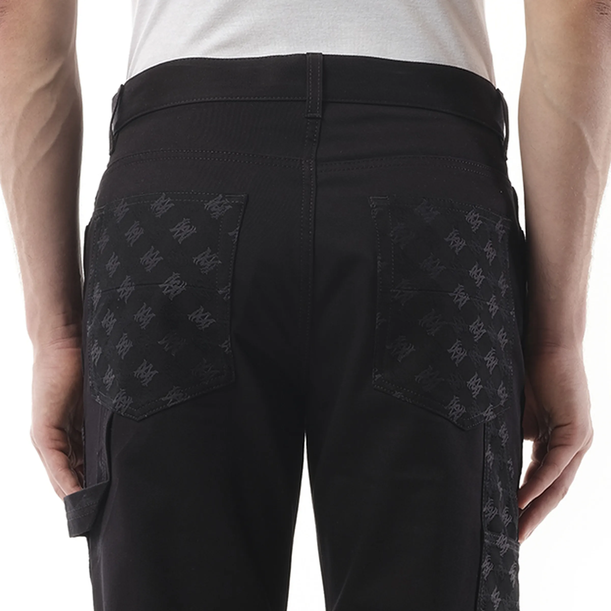 MA Quad Jacquard Carpenter Pants in Black sold by MARAIS product image thumbnail 3