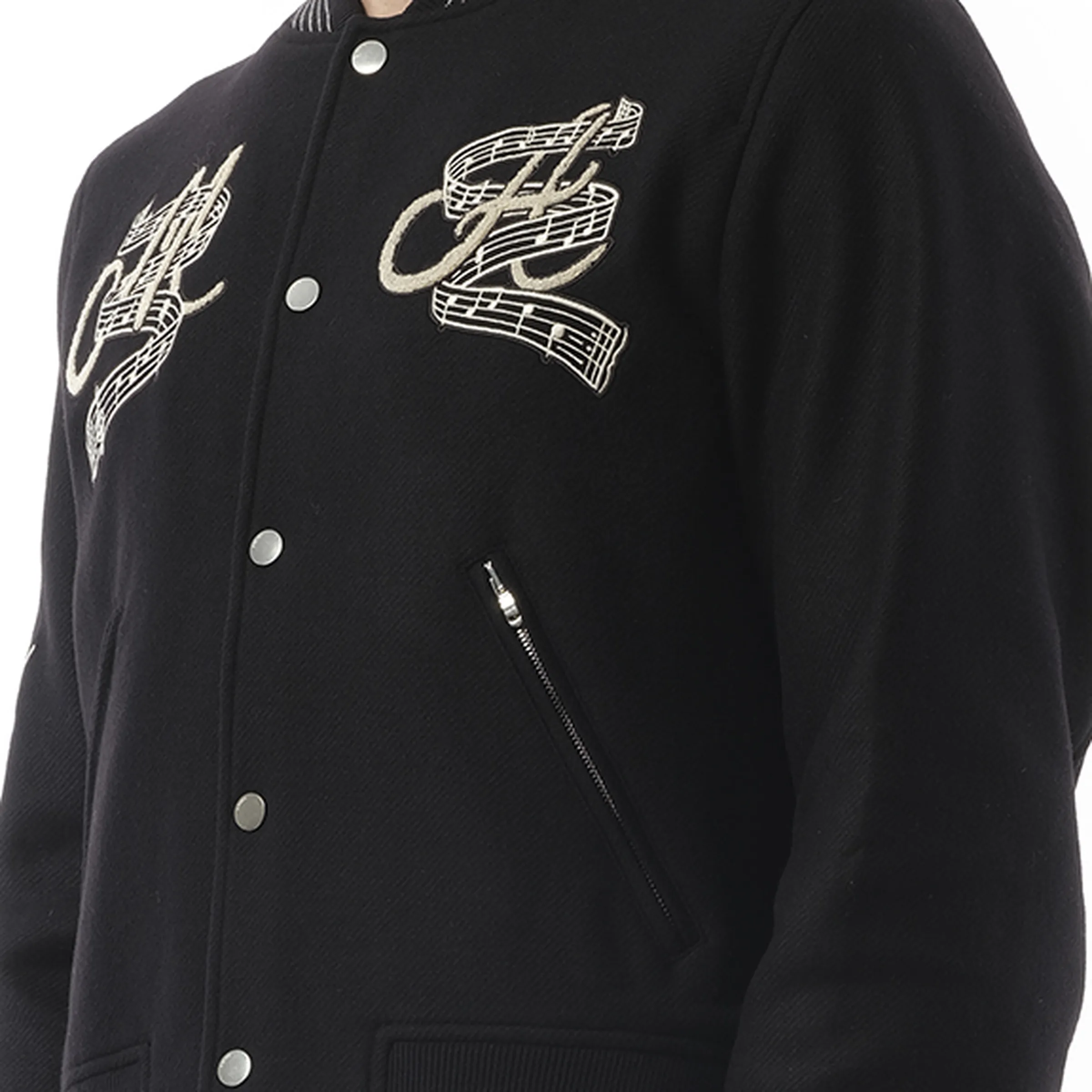 Hollywood Music Club Bomber in Black sold by MARAIS product image thumbnail 3