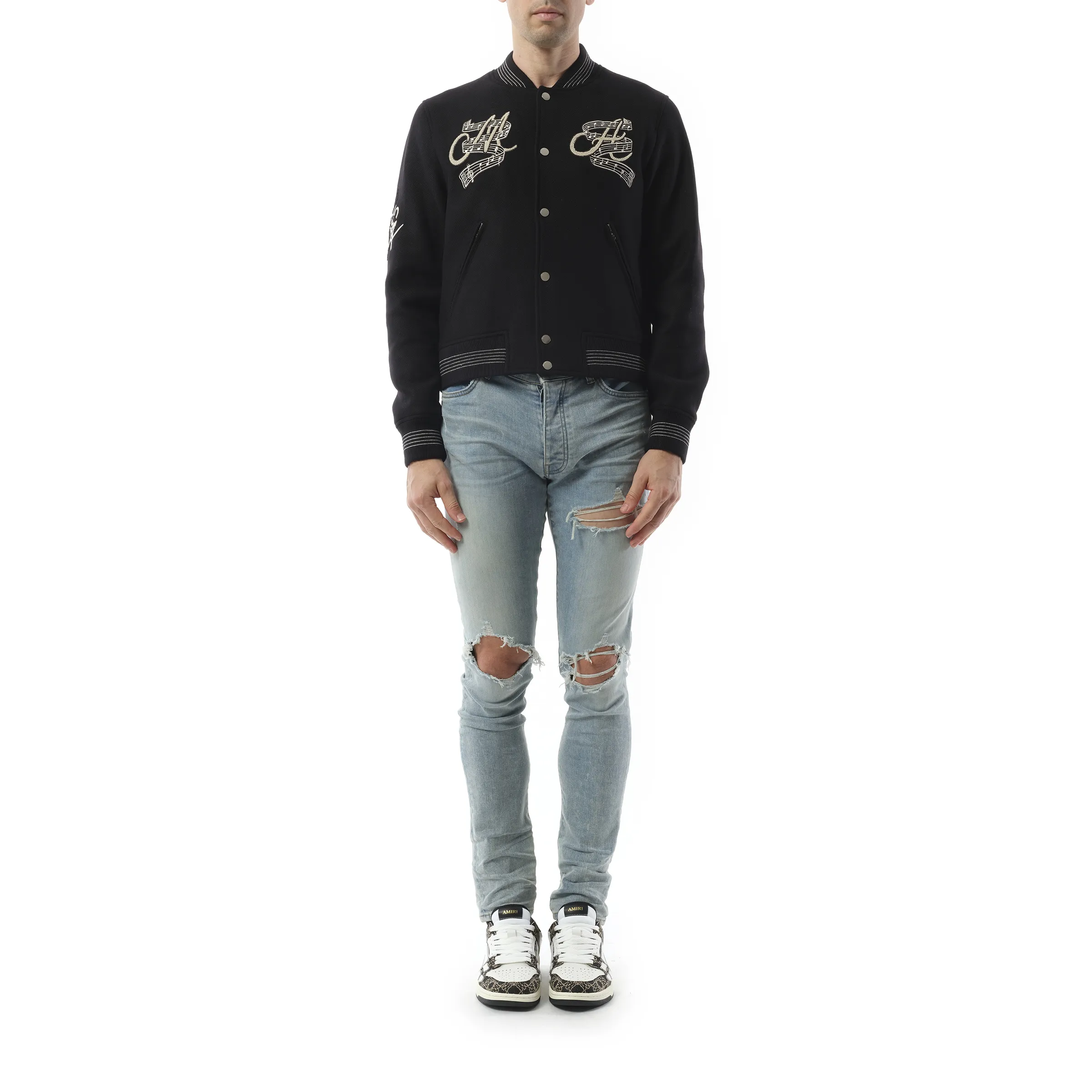 Hollywood Music Club Bomber in Black sold by MARAIS product image thumbnail 4
