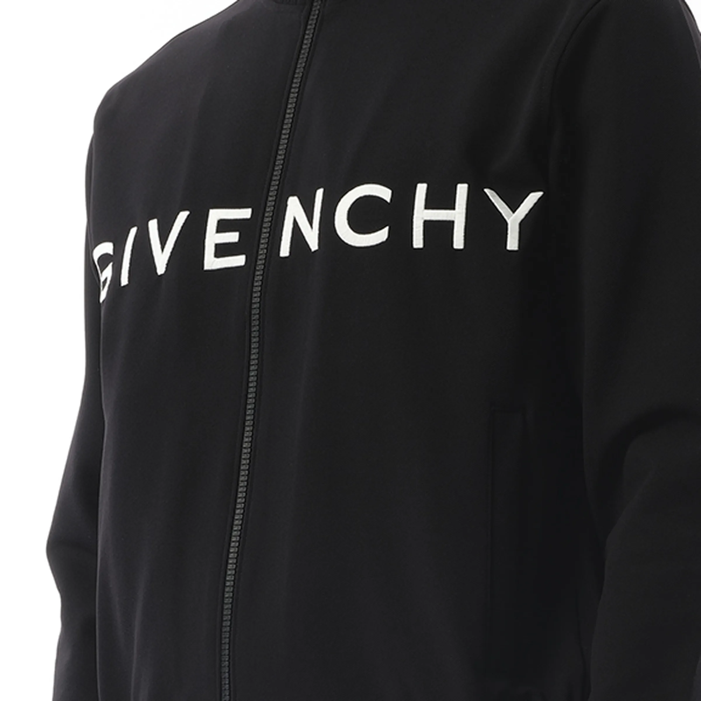 Dove Tracksuit Zip Through Sweatshirt in Black sold by MARAIS product image thumbnail 3